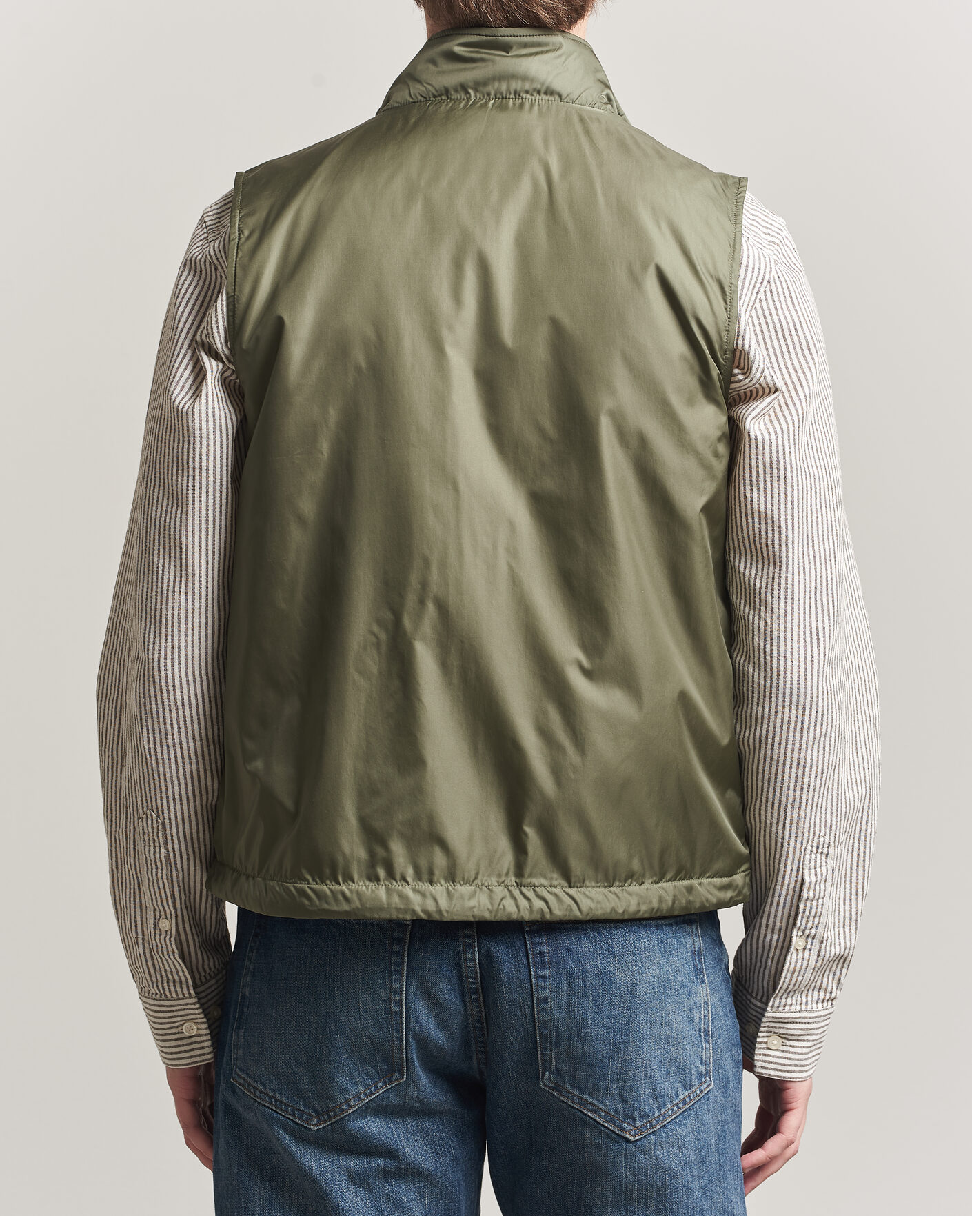 Herre | Veste | Aspesi | Vernes Nylon Gilet Olive