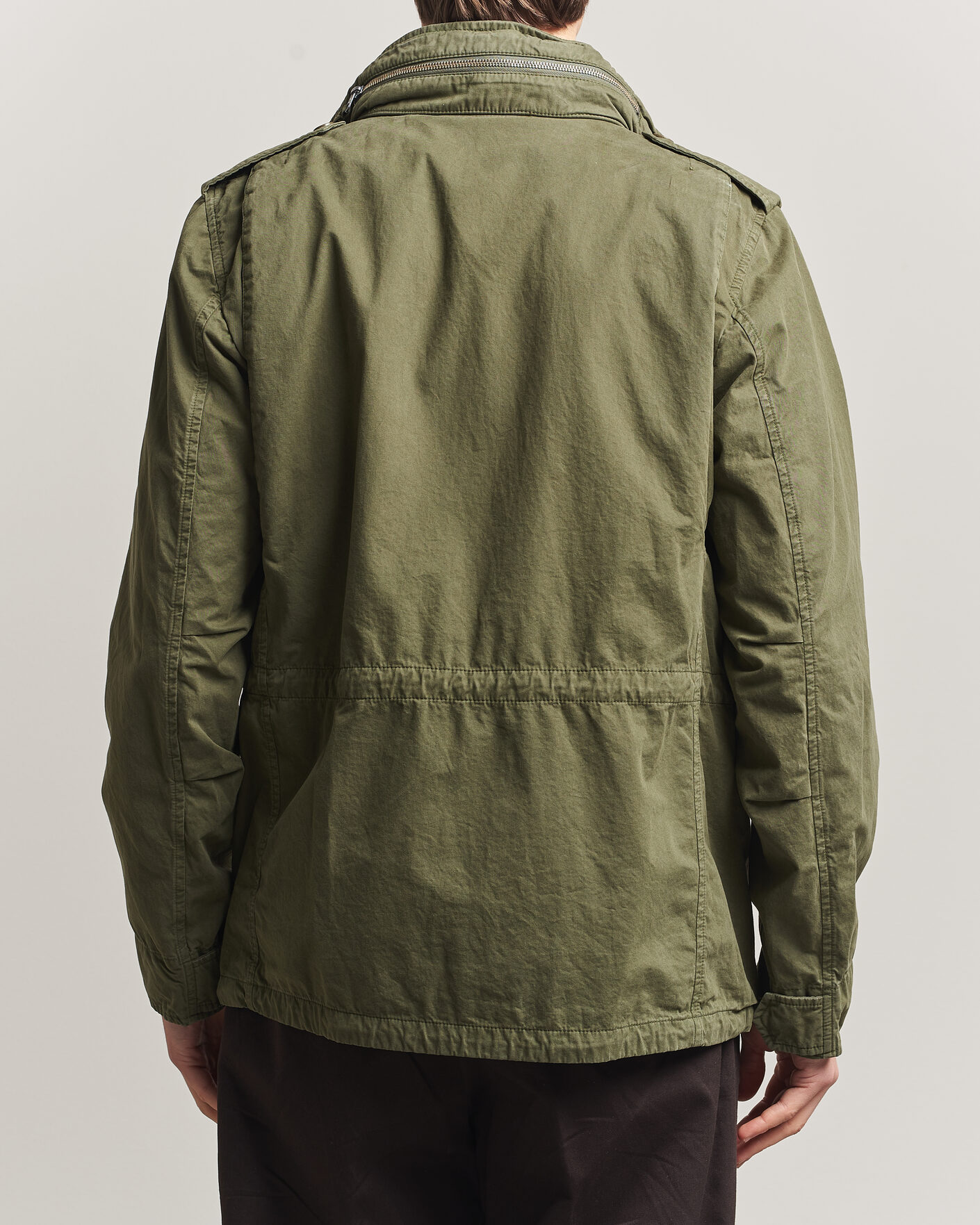 Herre | Jakker | Aspesi | Washed Cotton Field Jacket Military