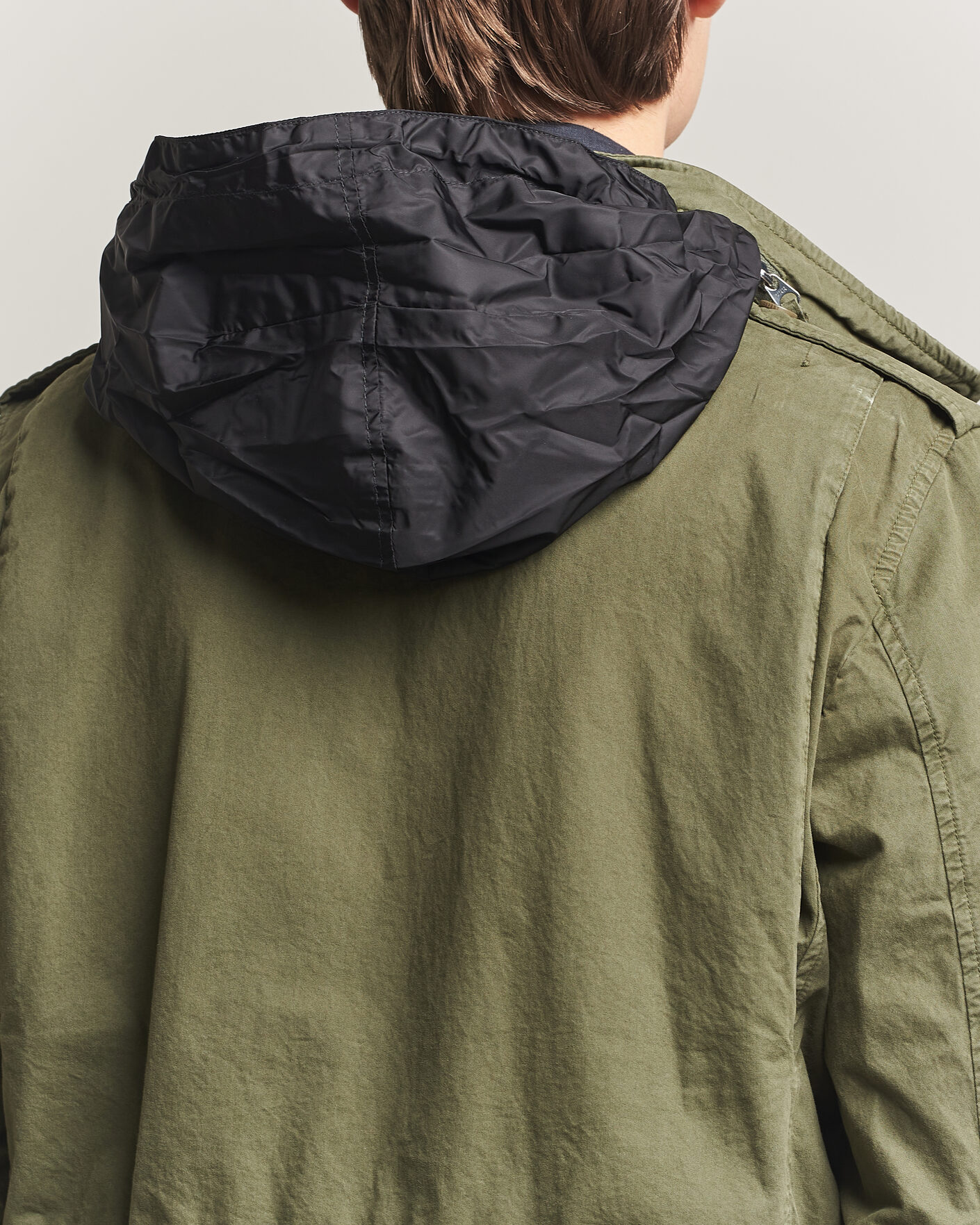 Herre | Jakker | Aspesi | Washed Cotton Field Jacket Military