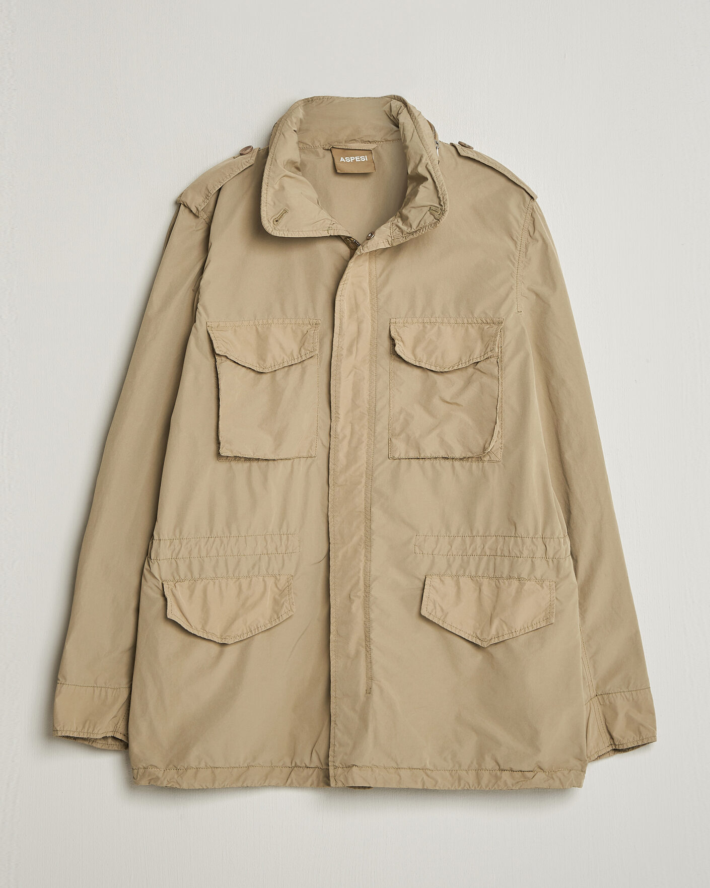 Herre | Nyheder | Aspesi | Garment Dyed Field Jacket Sand