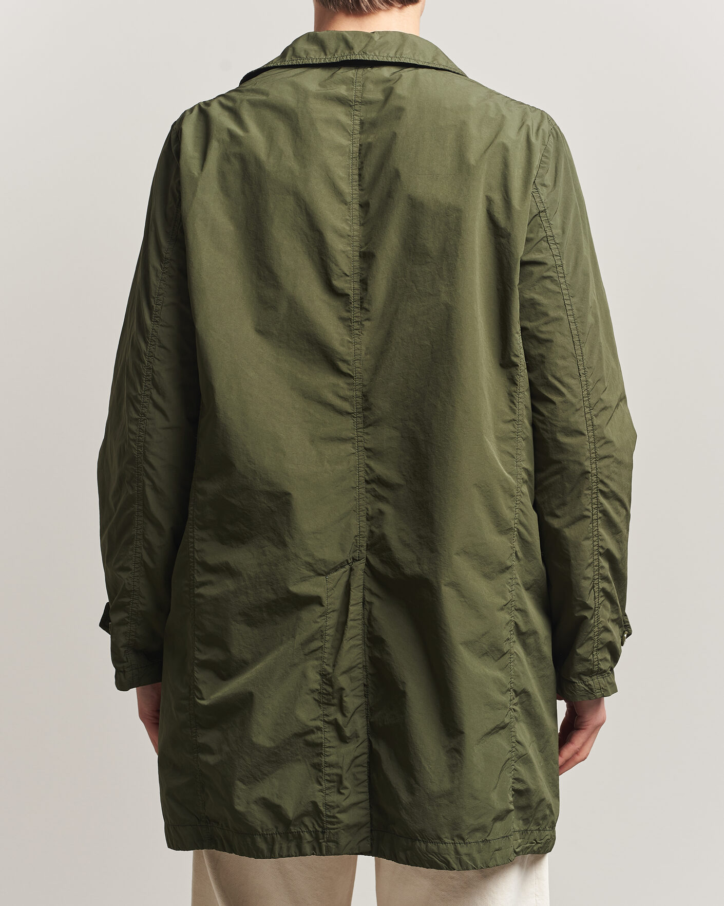 Herre | Jakker | Aspesi | Garment Dyed Lemon Coat Military