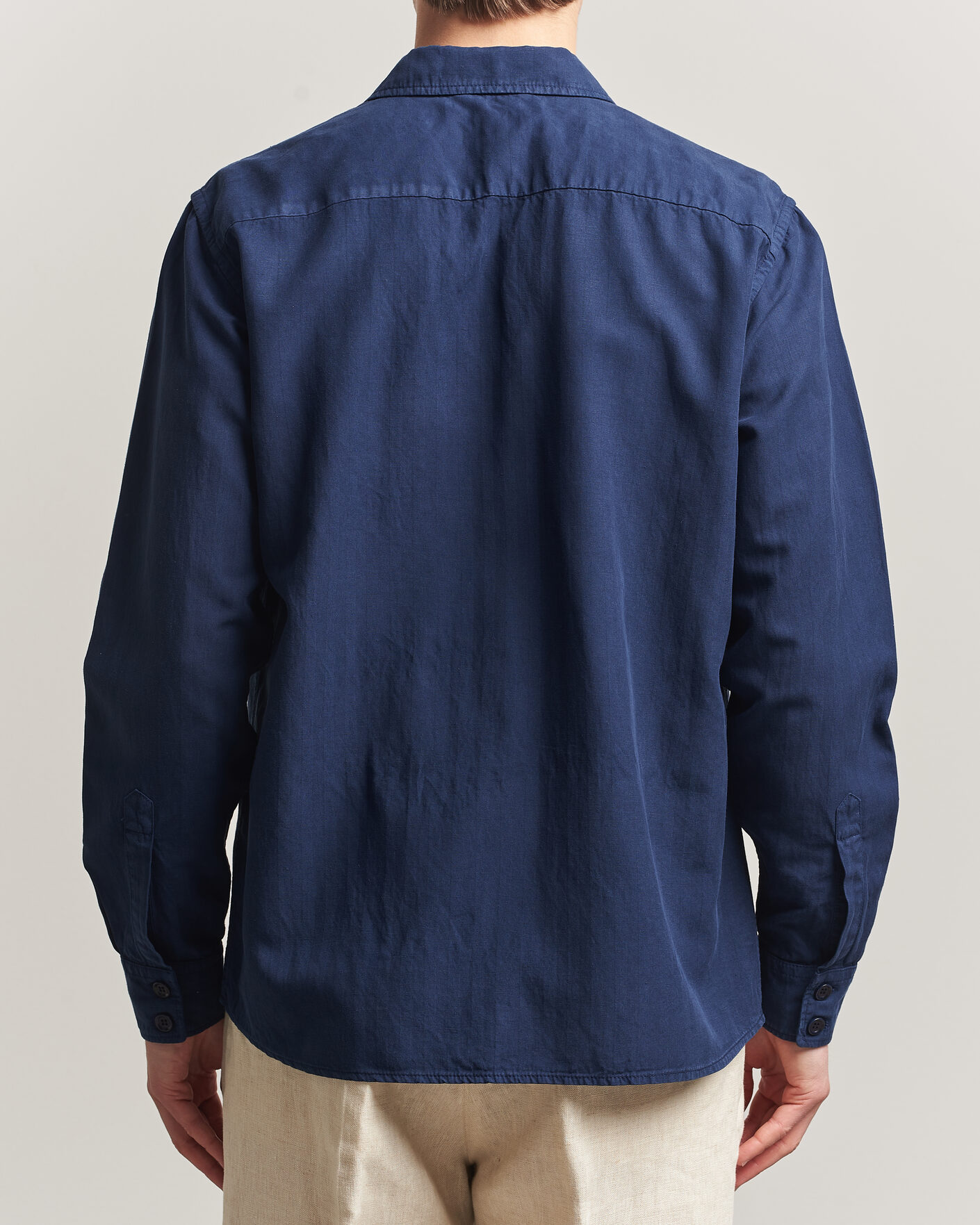 Herre | Skjorter | Aspesi | Double Pocket Overshirt Navy