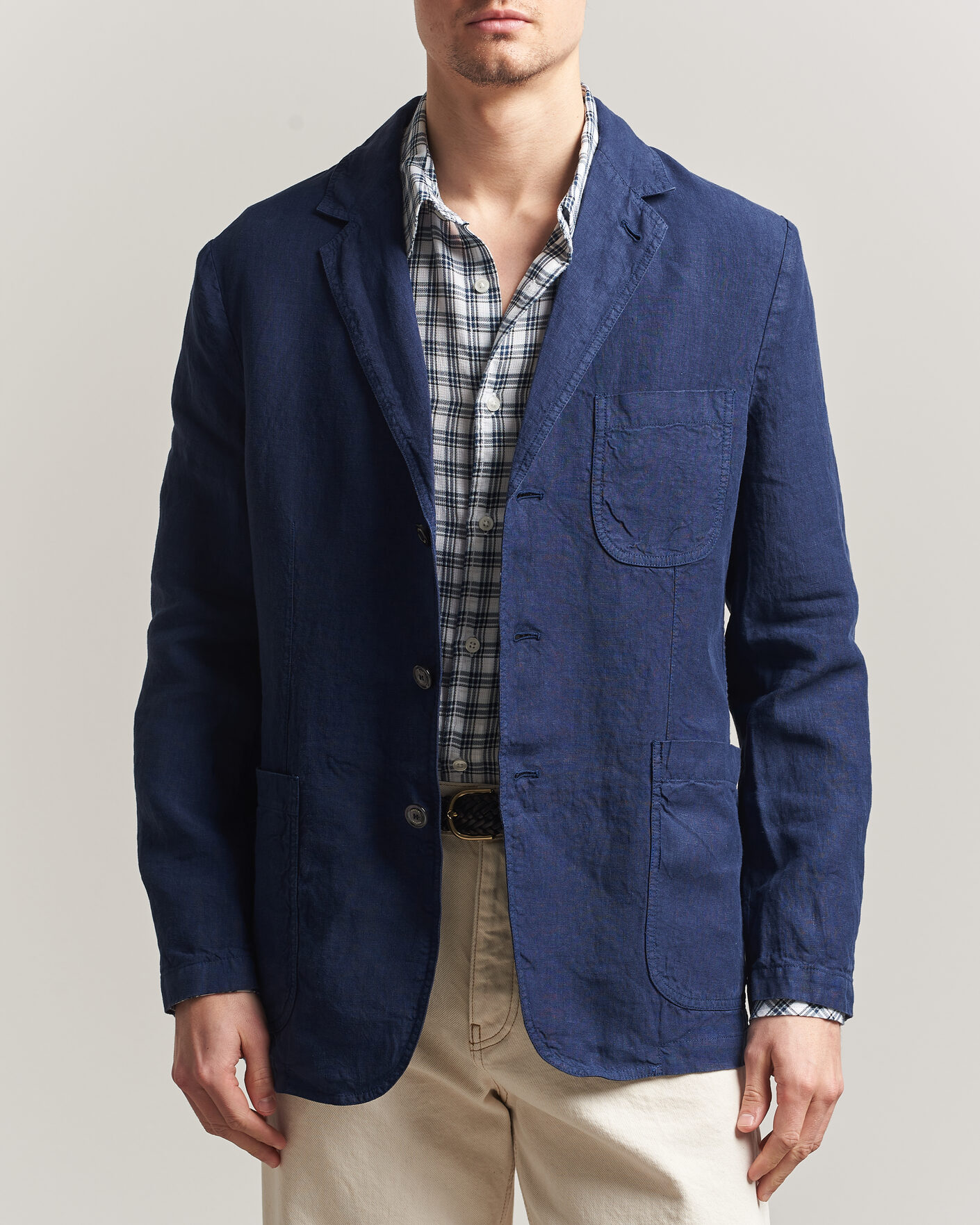Herre | Blazere & jakker | Aspesi | Samuraki Linen Blazer Navy
