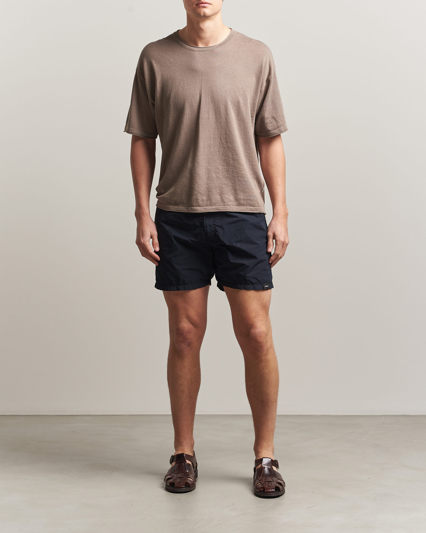 Herre | Badebukser | Aspesi | Caprese Nylon Swim Trunks Navy