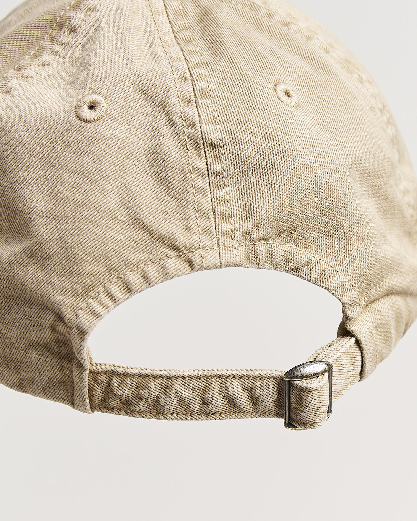 Herre | Hatte & kasketter | Auralee | Garment Dyed Finx Baseball Cap Light Beige