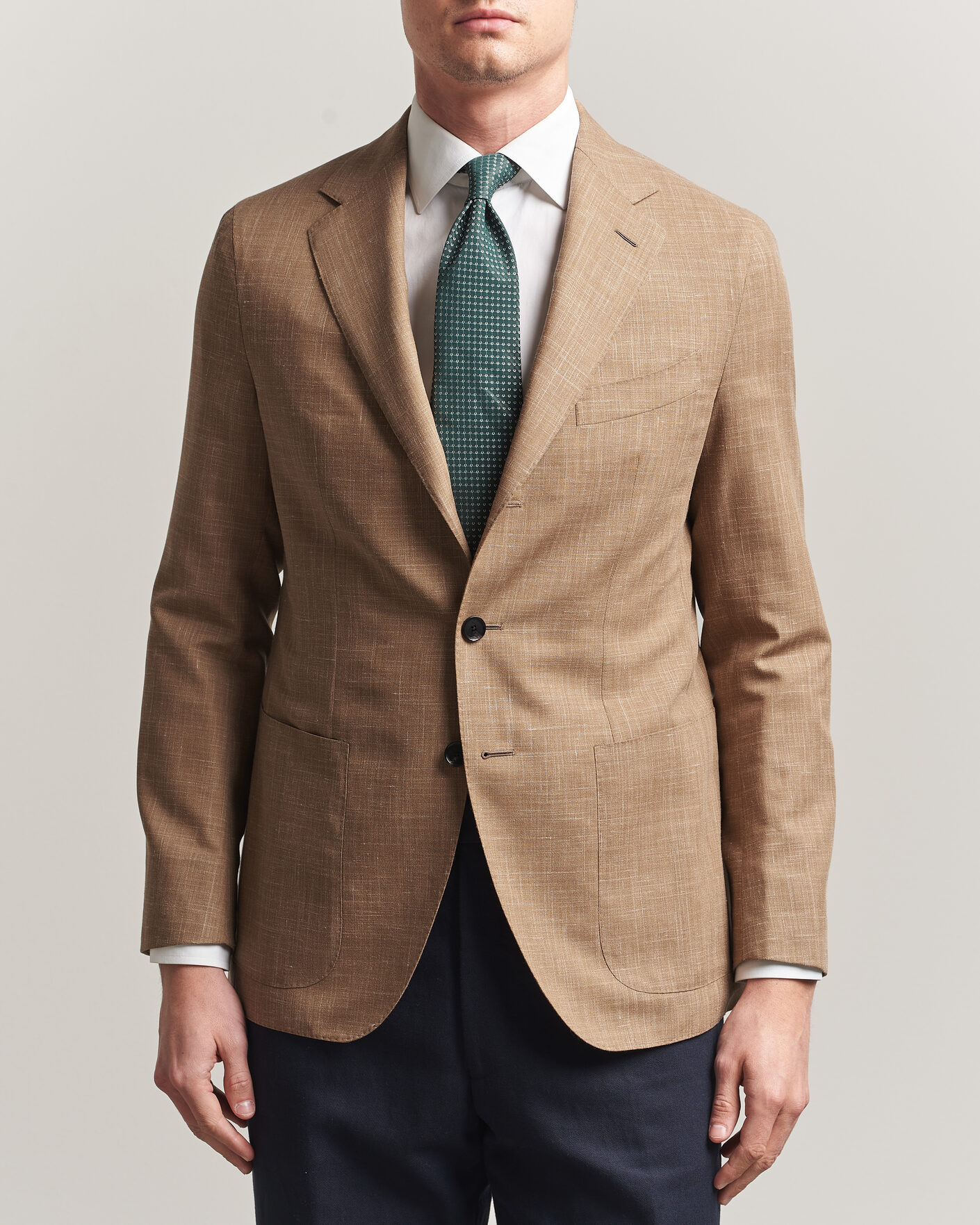 Herre | Blazere & jakker | Caruso | Aida Wool/Silk Blazer Brown