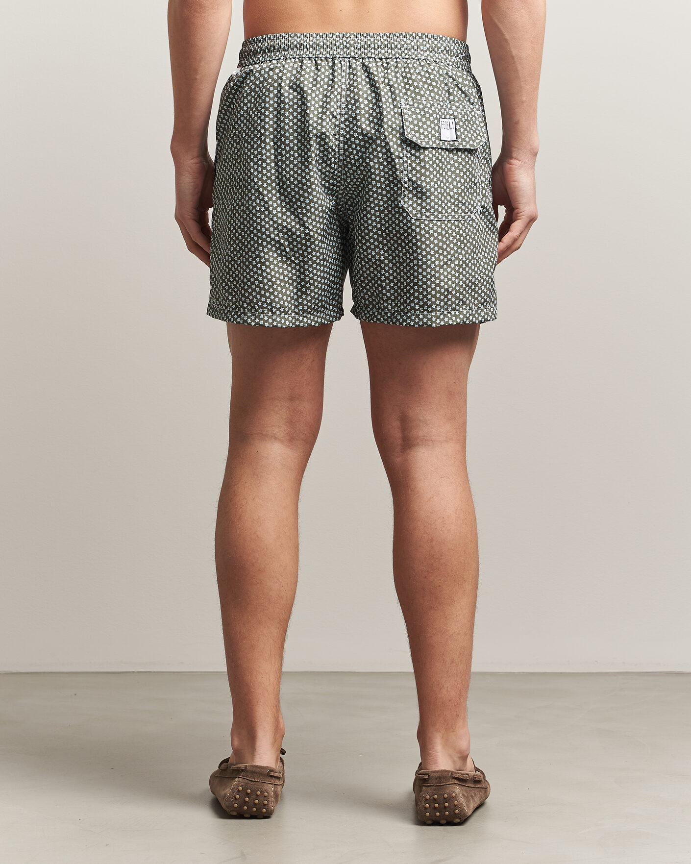 Herre | Badebukser | Fedeli | Madeira Swim Trunk Green Flowers