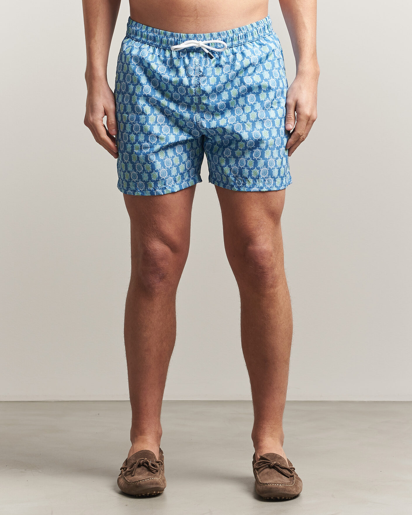 Herre | Badebukser | Fedeli | Madeira Swim Trunk Blue Turtles