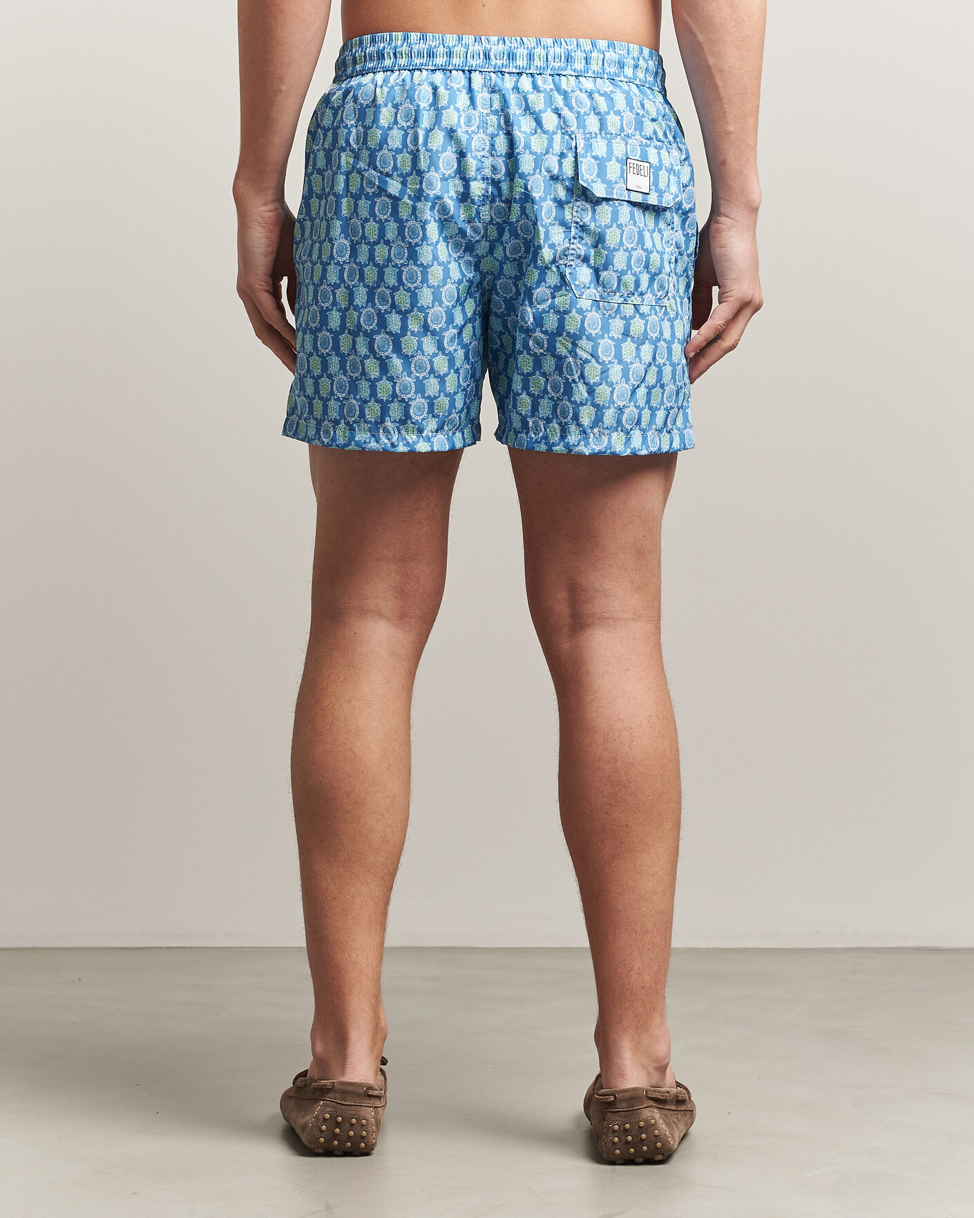Herre | Badebukser | Fedeli | Madeira Swim Trunk Blue Turtles
