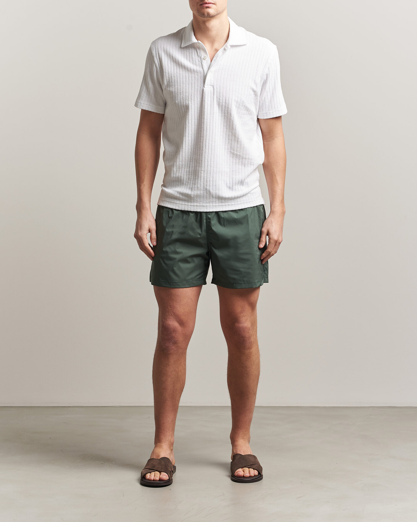 Herre | Badebukser | Fedeli | Madeira Swim Trunk Dark Green