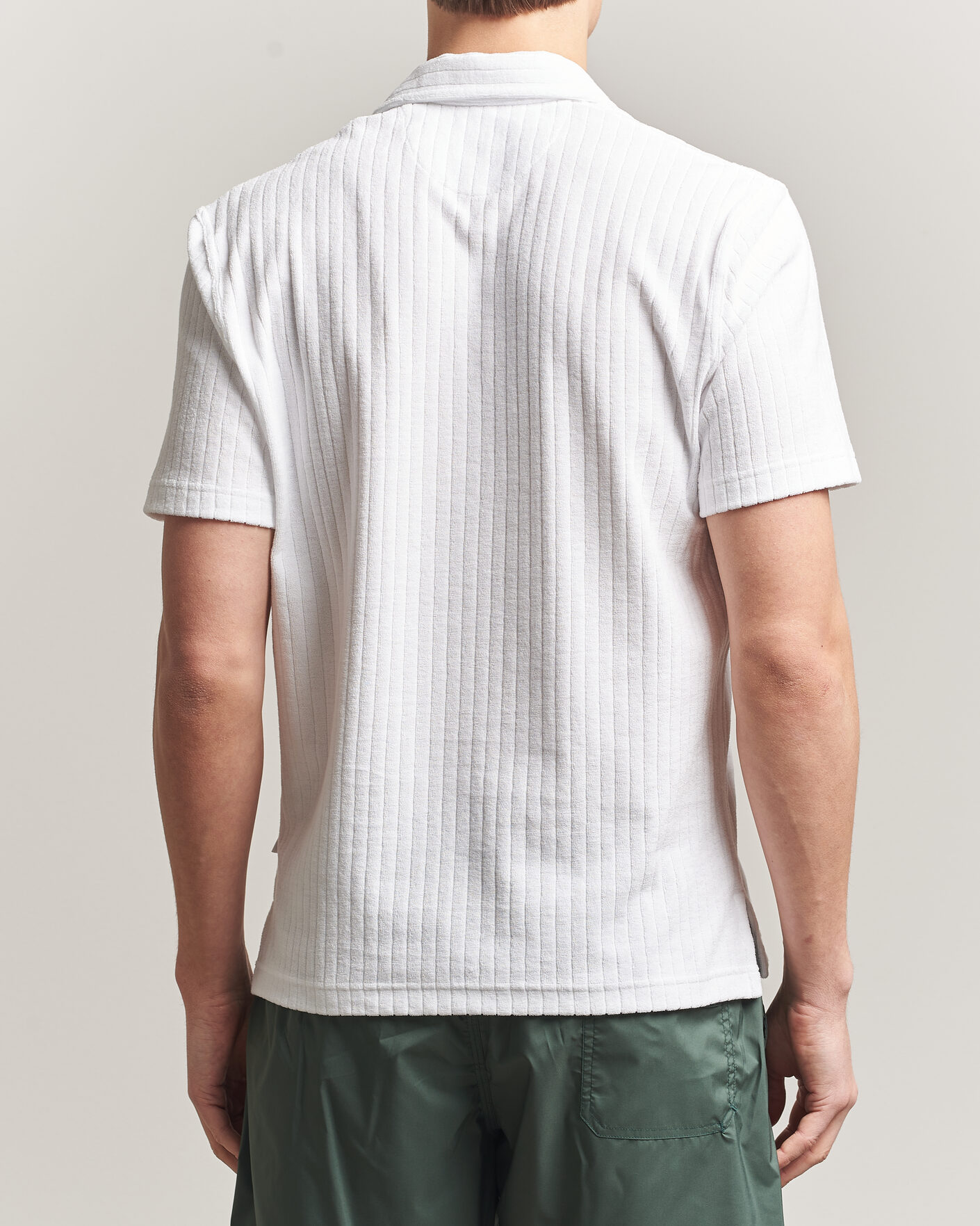 Herre | Polotrøjer | Fedeli | Rib Terry Polo White