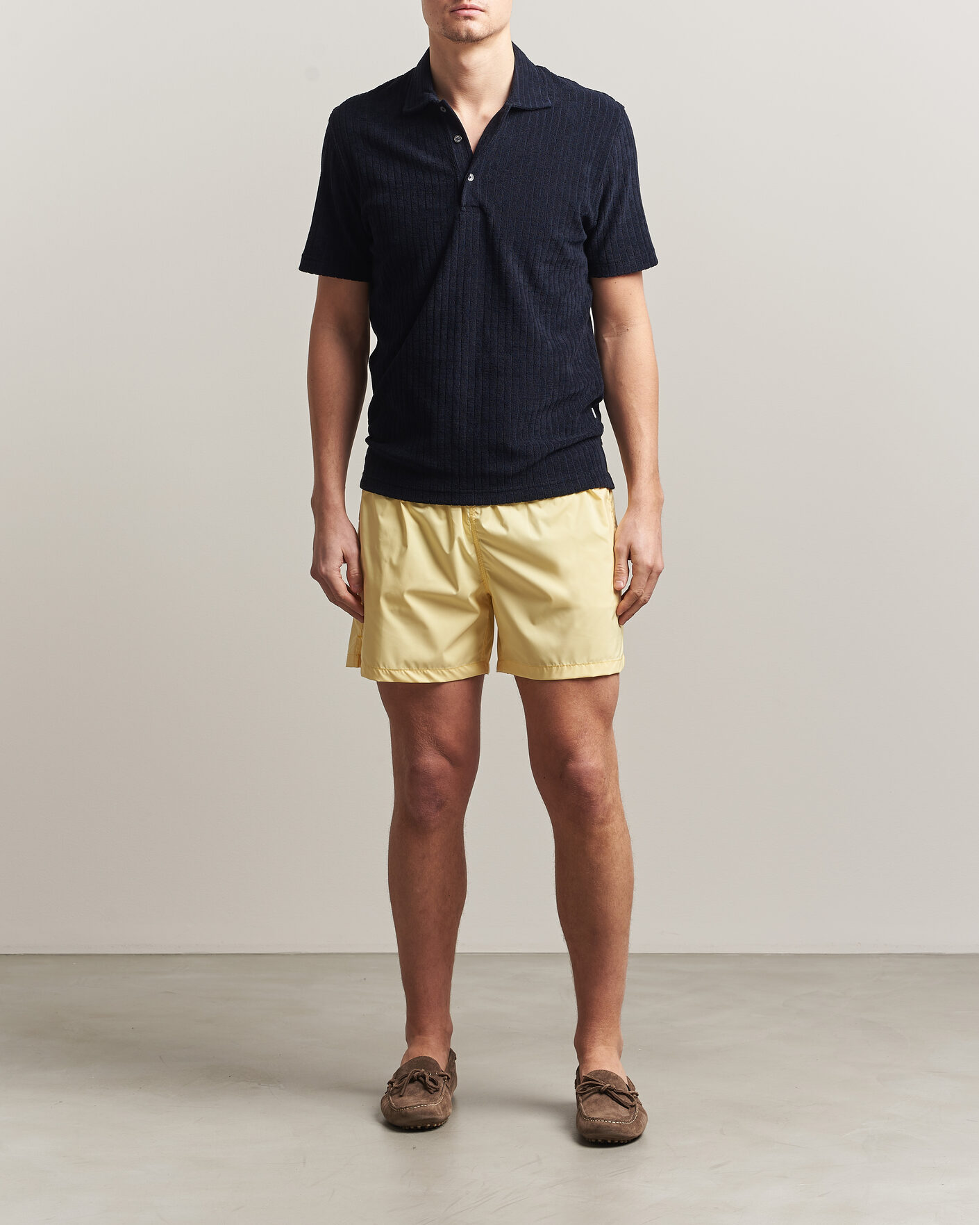 Herre | Polotrøjer | Fedeli | Rib Terry Polo Navy
