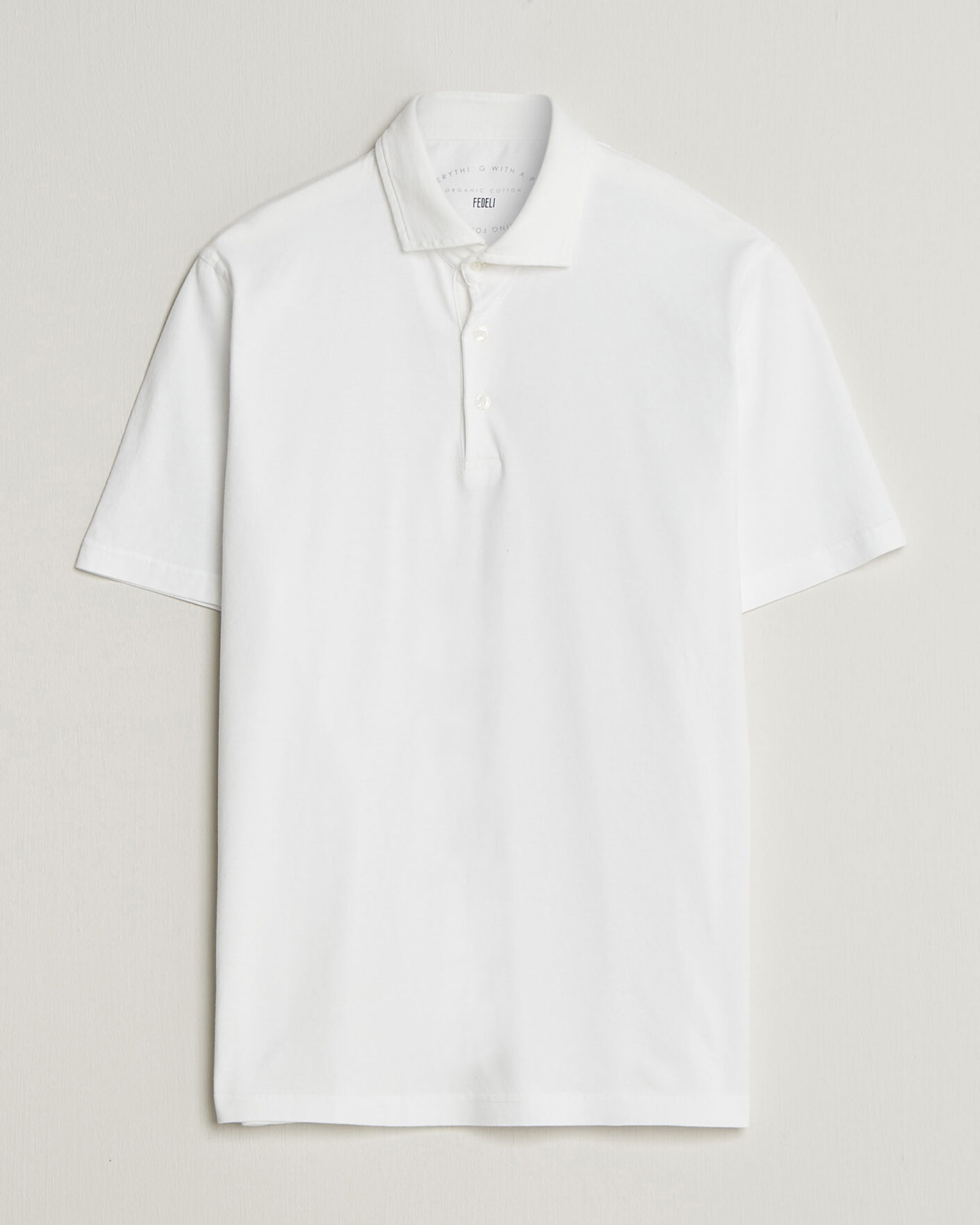 Herre | Polotrøjer | Fedeli | Zero Organic Cotton Polo White