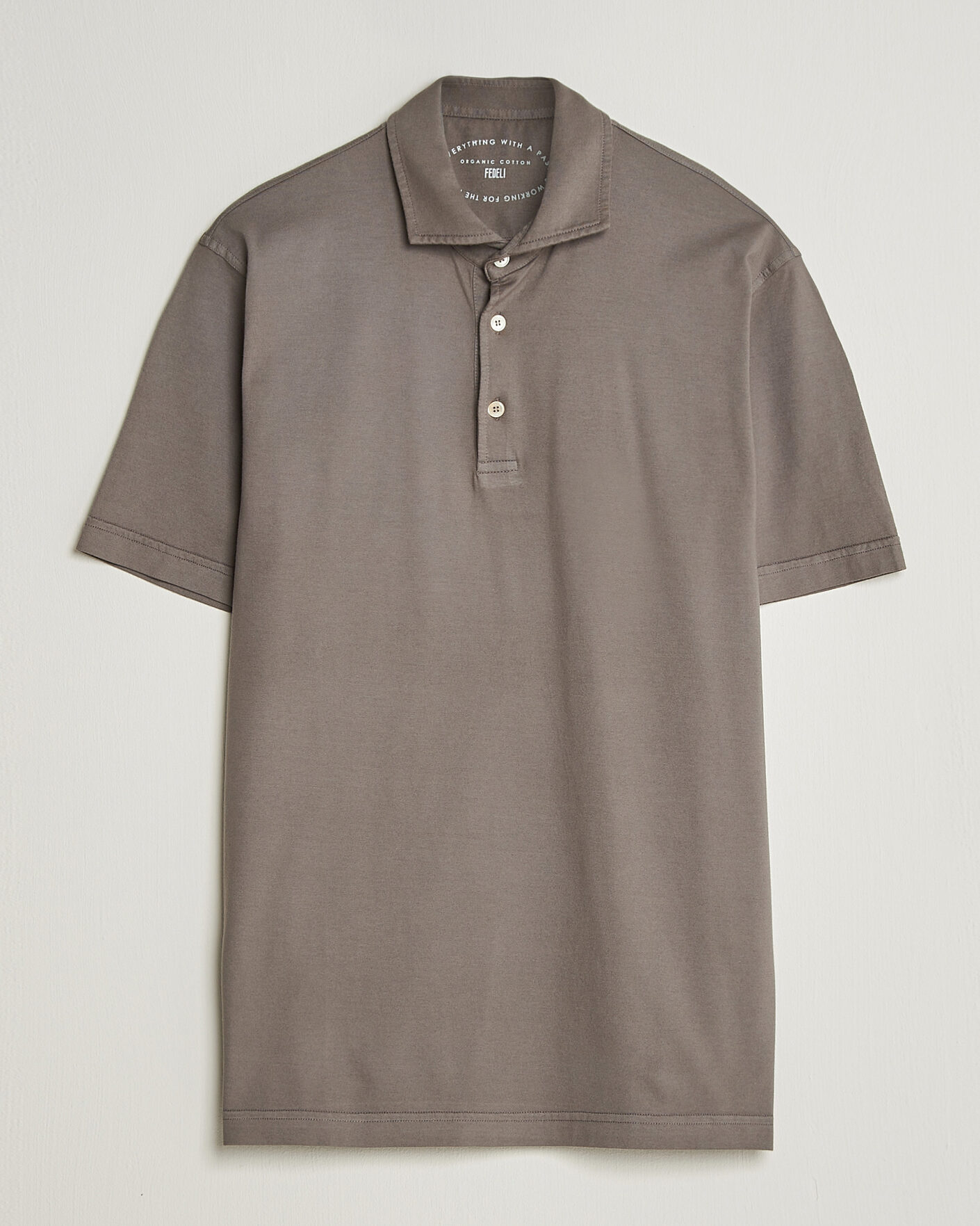 Herre | Polotrøjer | Fedeli | Zero Organic Cotton Polo Taupe