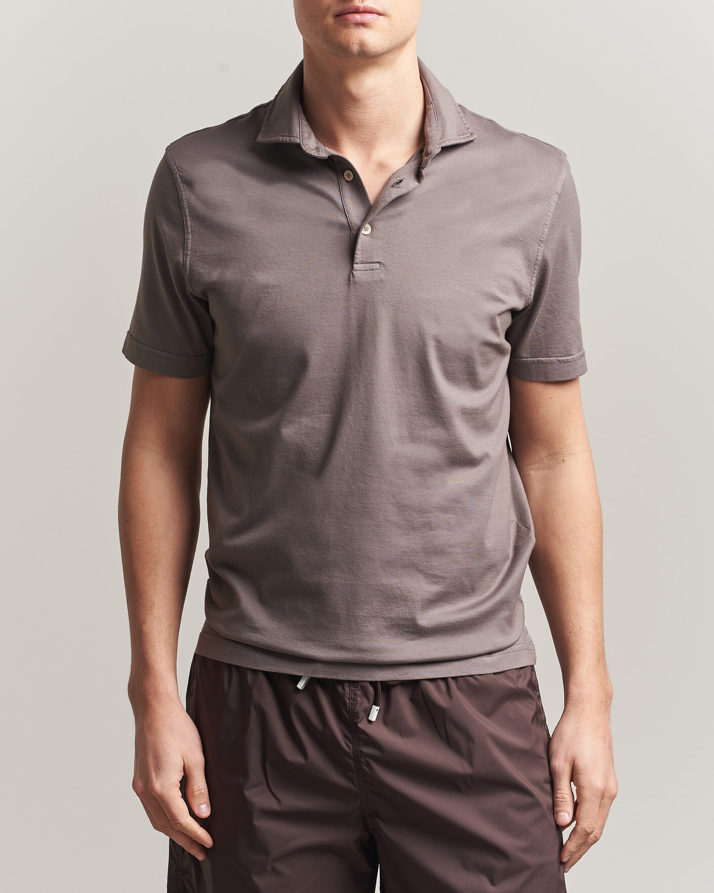 Herre | Polotrøjer | Fedeli | Zero Organic Cotton Polo Taupe