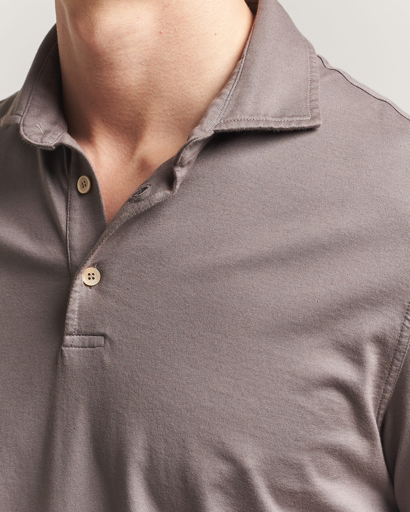 Herre | Polotrøjer | Fedeli | Zero Organic Cotton Polo Taupe