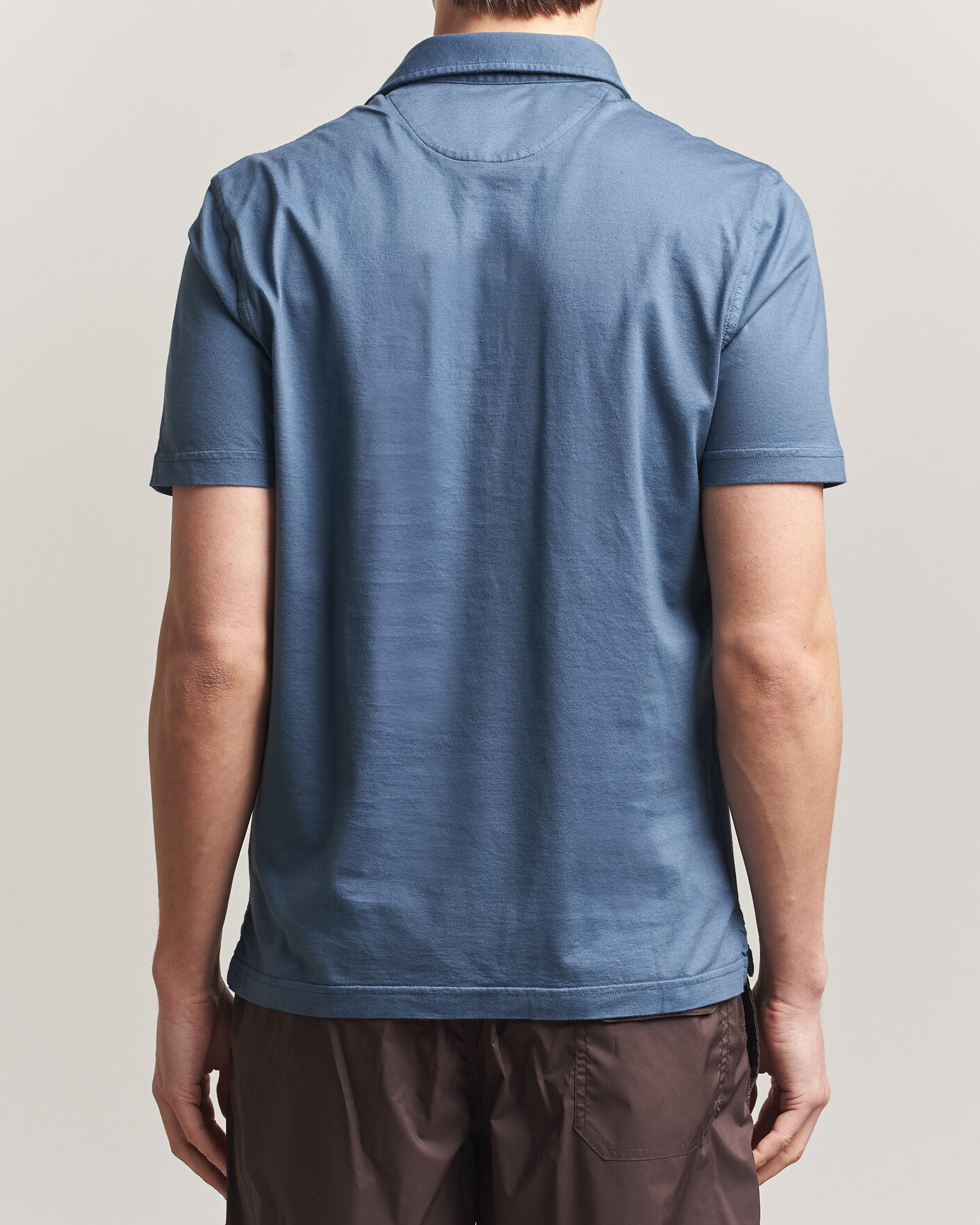 Herre | Polotrøjer | Fedeli | Zero Organic Cotton Polo Steel Blue