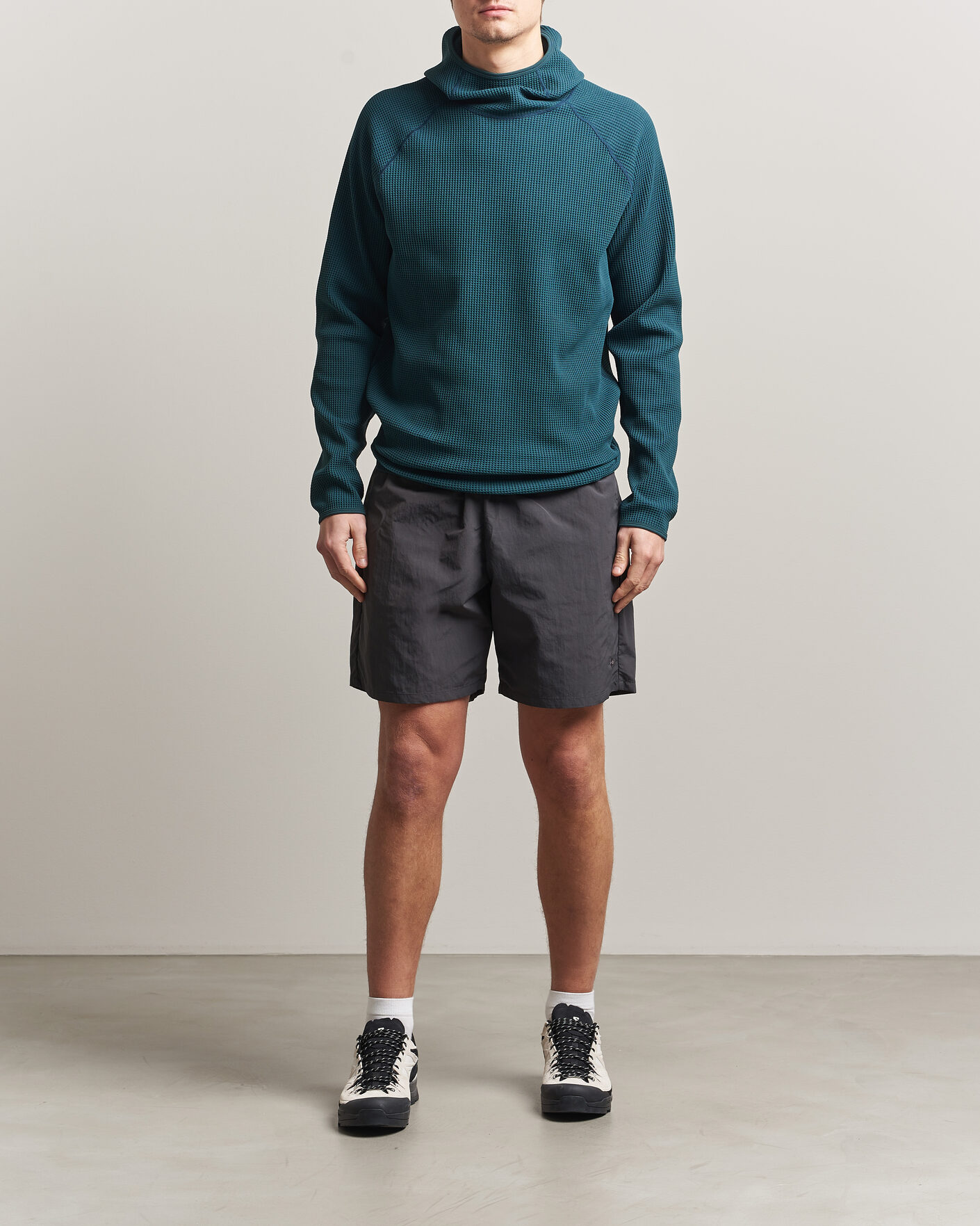 Herre | Shorts | Goldwin | Nylon Shorts Deep Charcoal
