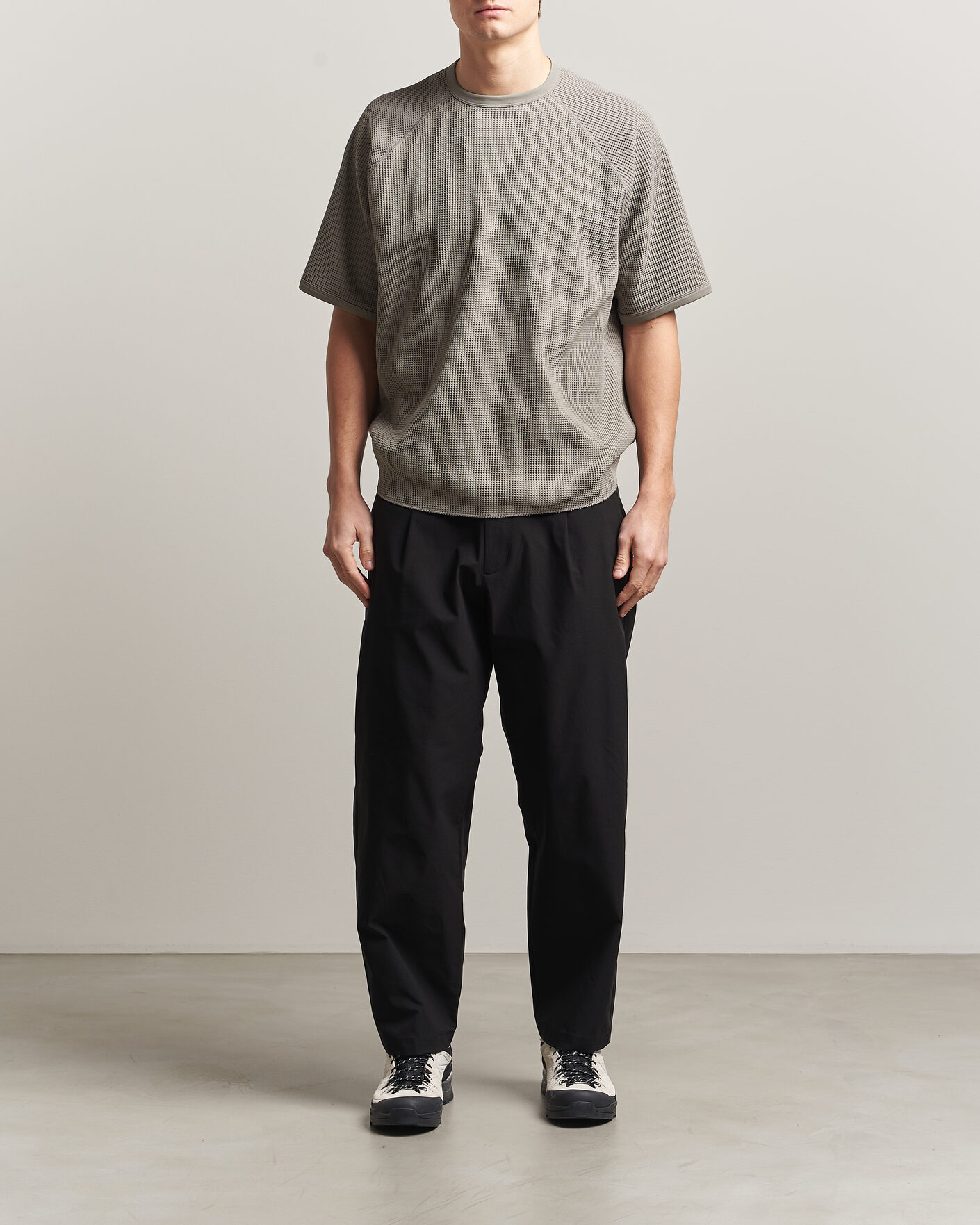 Herre | T-Shirts | Goldwin | WF Light T-Shirt Arid Beige