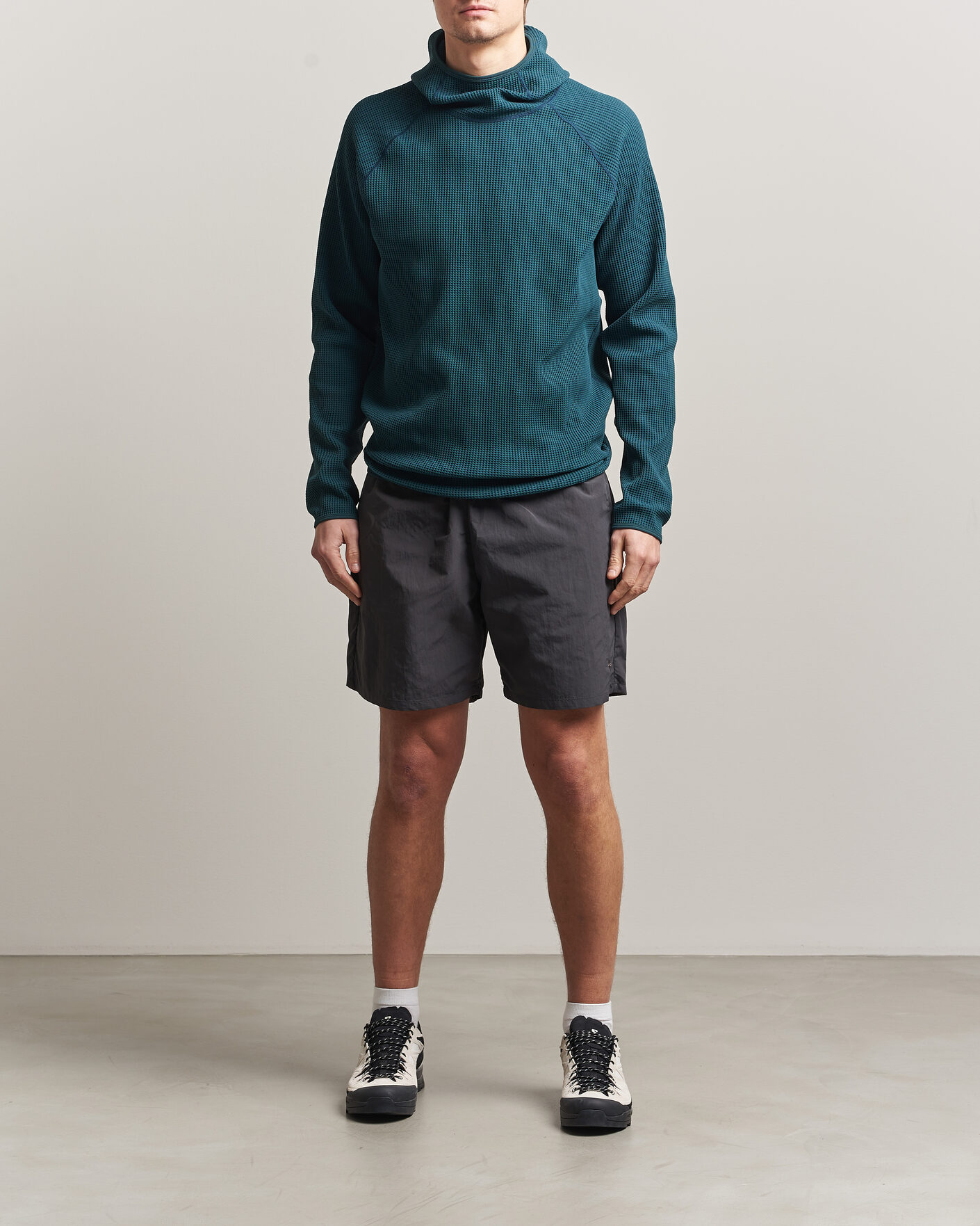 Herre | Trøjer | Goldwin | WF Light Long Sleeve Hoodie Kokiran Green