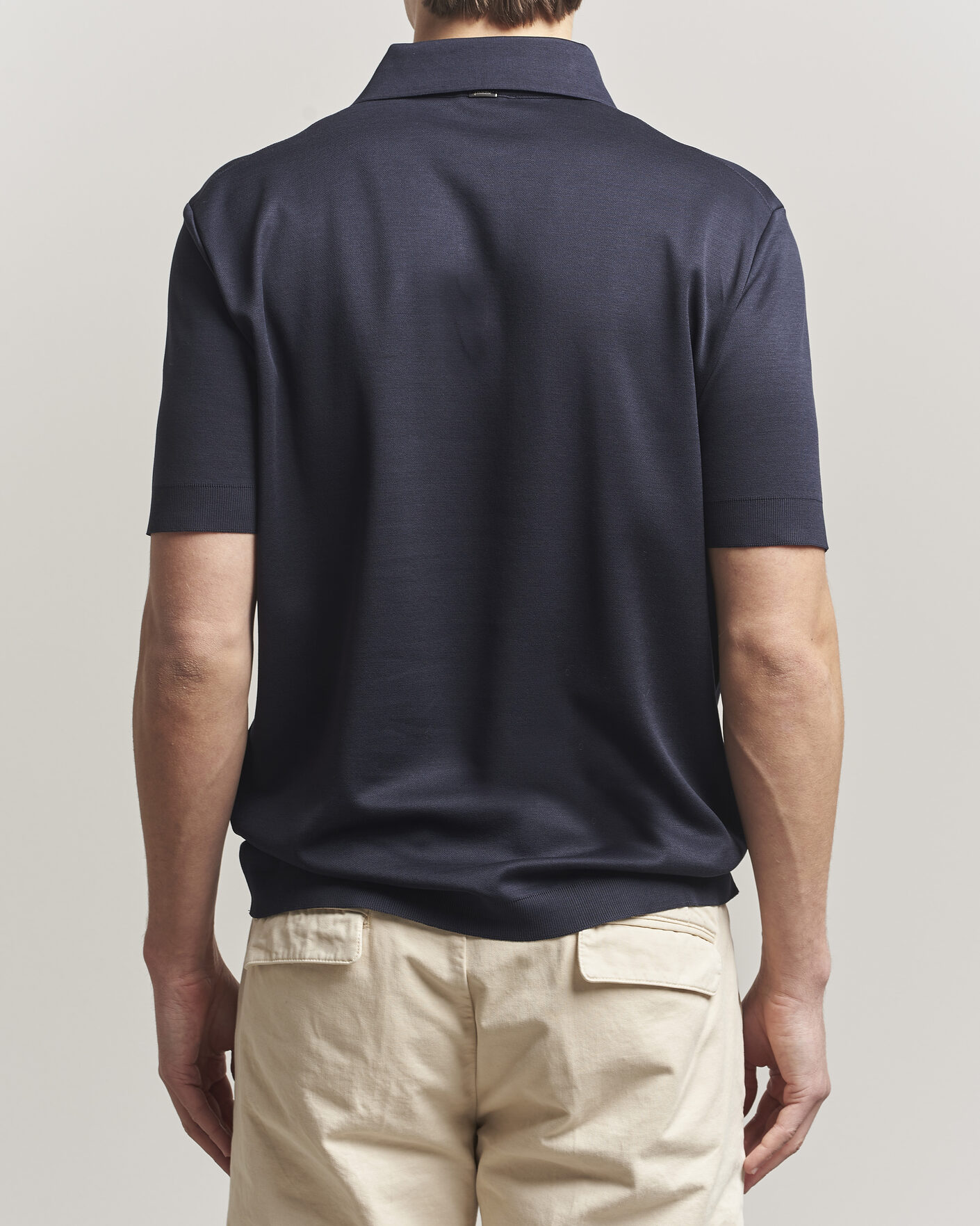 Herre | Polotrøjer | Herno | Micro Piquet Polo Navy