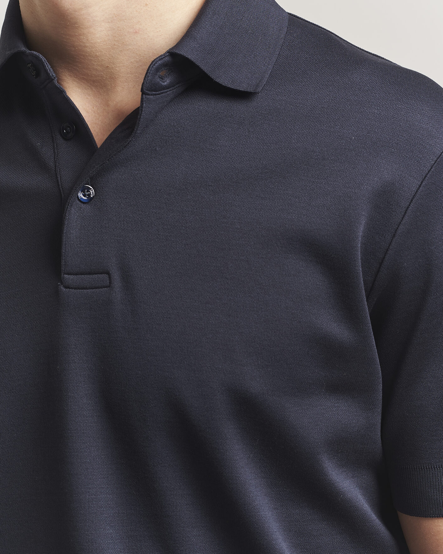 Herre | Polotrøjer | Herno | Micro Piquet Polo Navy
