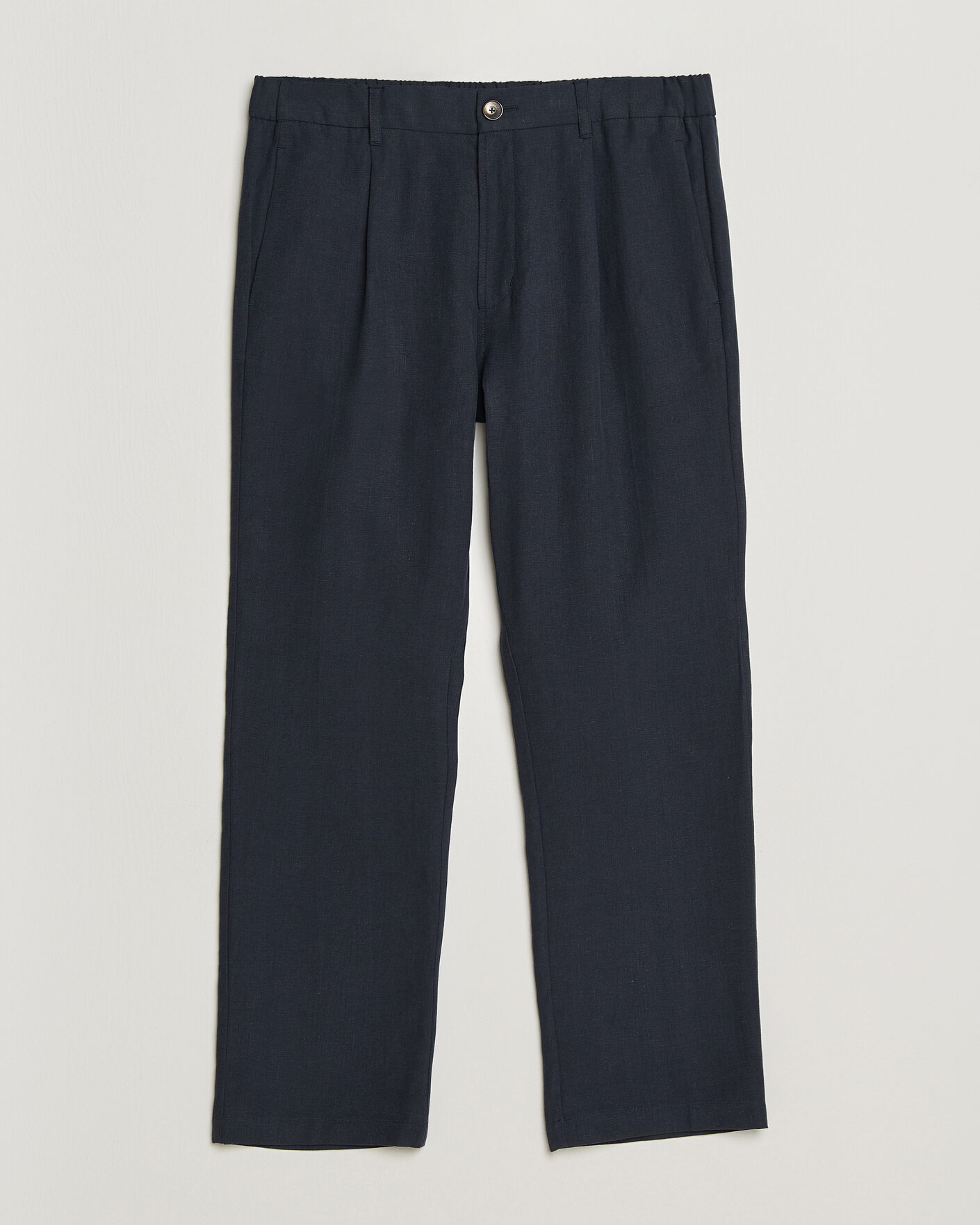 Herre | Bukser | Herno | Cotton/Linen Drawstring Pants Navy