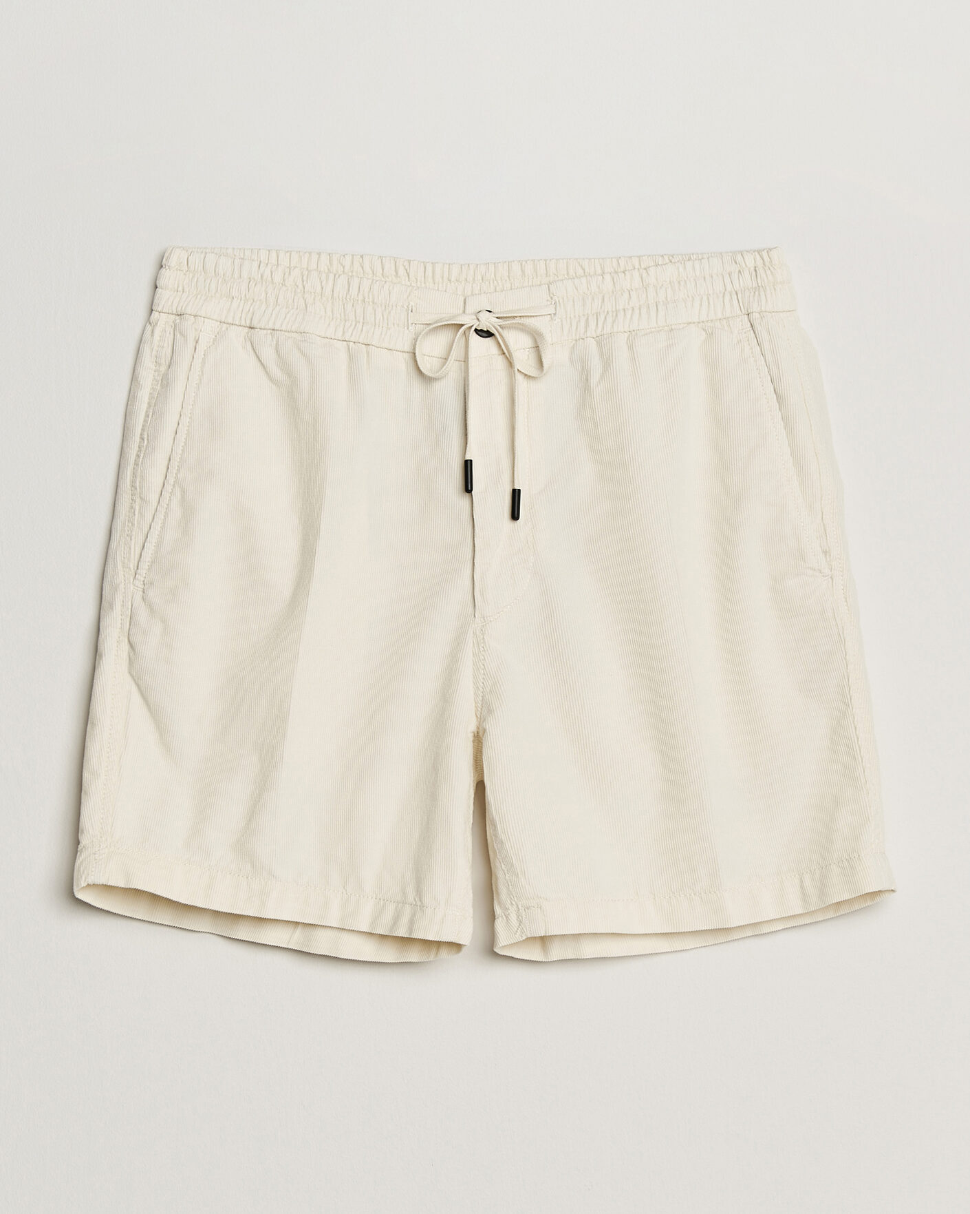 Herre | Shorts | Incotex | Baby Corduroy Drawstring Shorts Off White