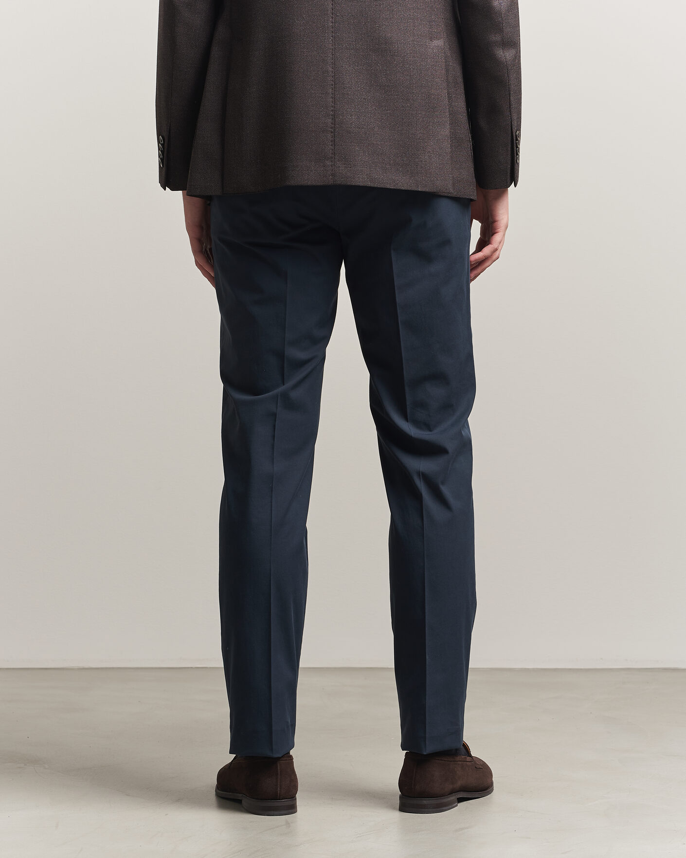 Herre | Bukser | Incotex | Regular Fit Comfort Chinos Navy