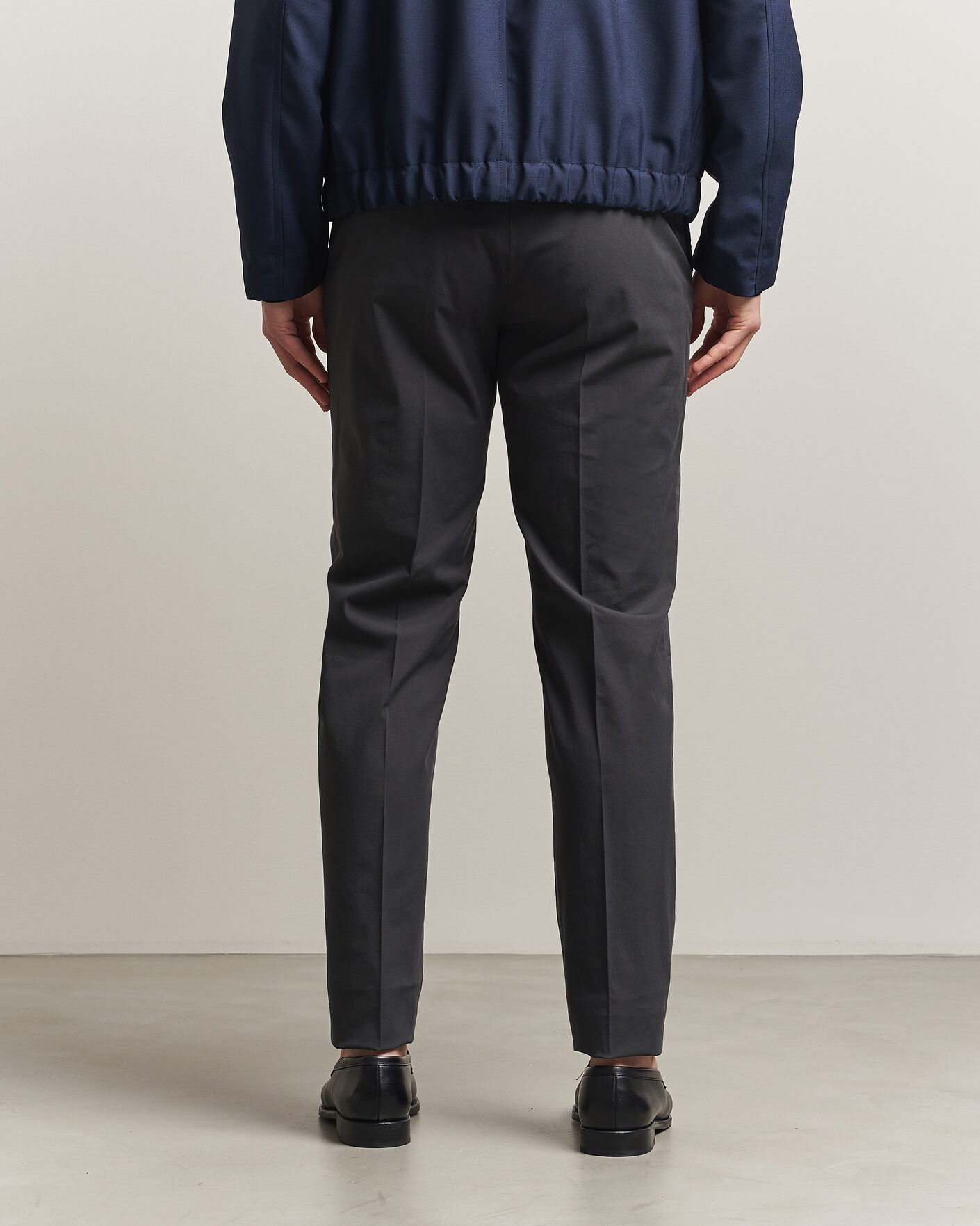 Herre | Bukser | Incotex | Regular Fit Comfort Chinos Dark Grey