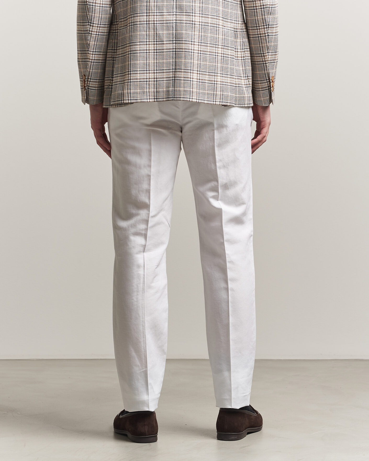Herre | Bukser | Incotex | Regular Fit Chinolino Trousers White