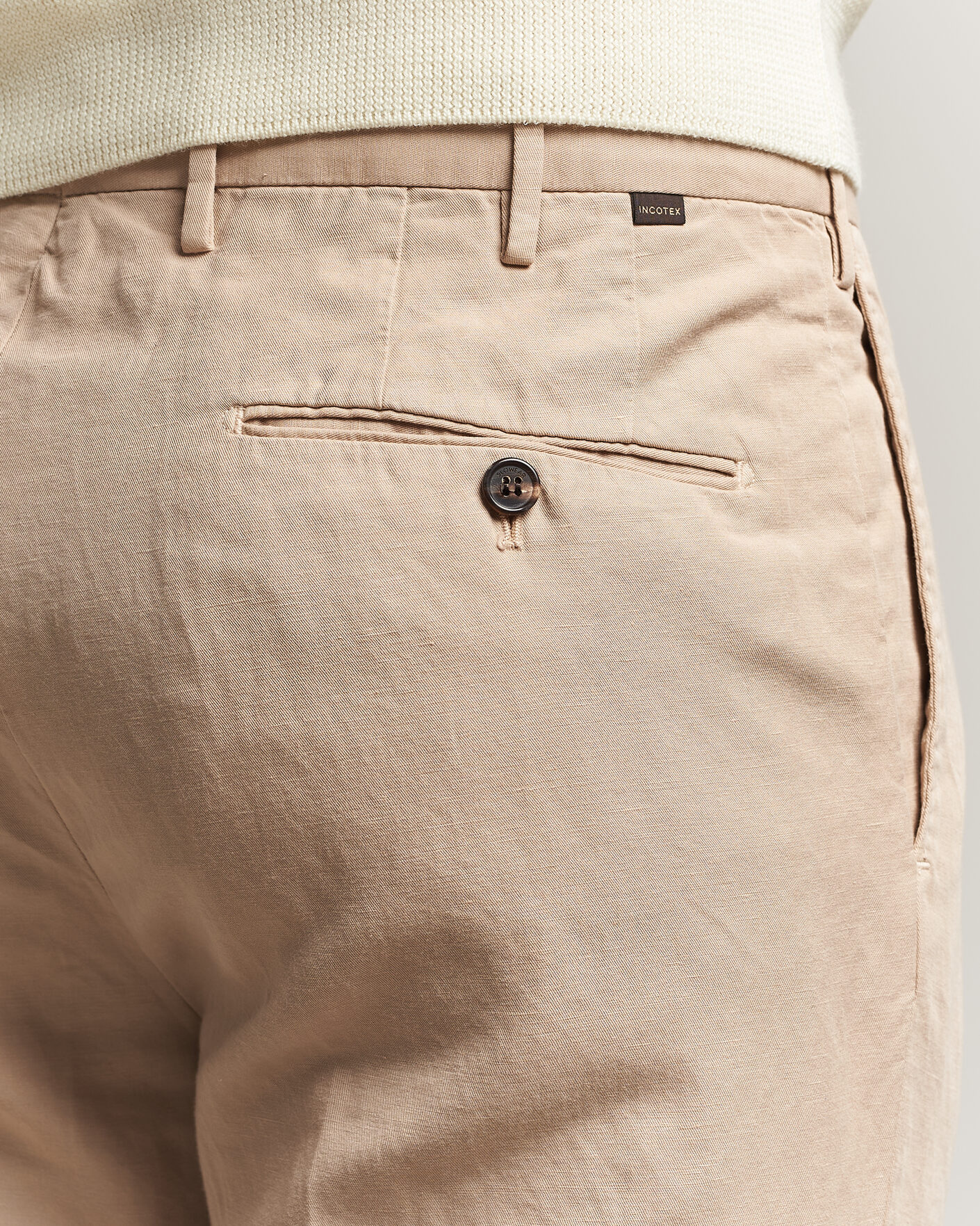 Herre | Bukser | Incotex | Regular Fit Chinolino Trousers Beige