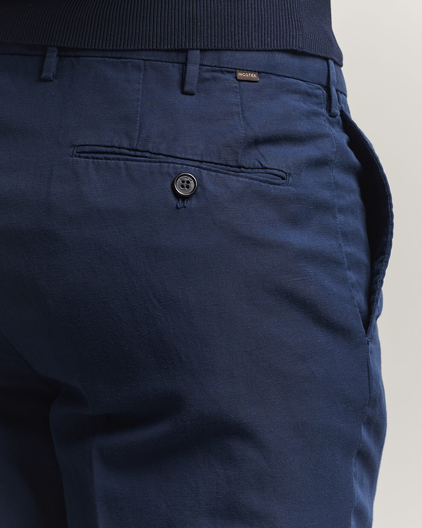Herre | Bukser | Incotex | Regular Fit Chinolino Trousers Navy
