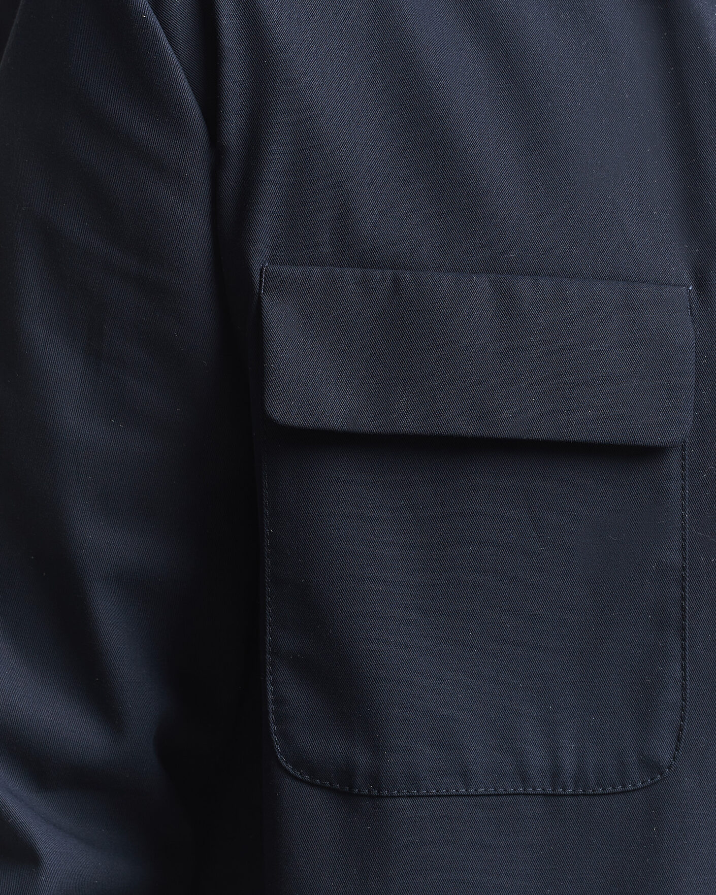 Herre | Skjorter | Incotex | Ice Cotton Twill Overshirt Navy