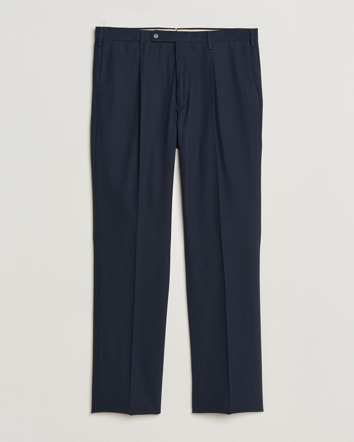 Herre | Bukser | Incotex | Ice Cotton Twill Pants Navy
