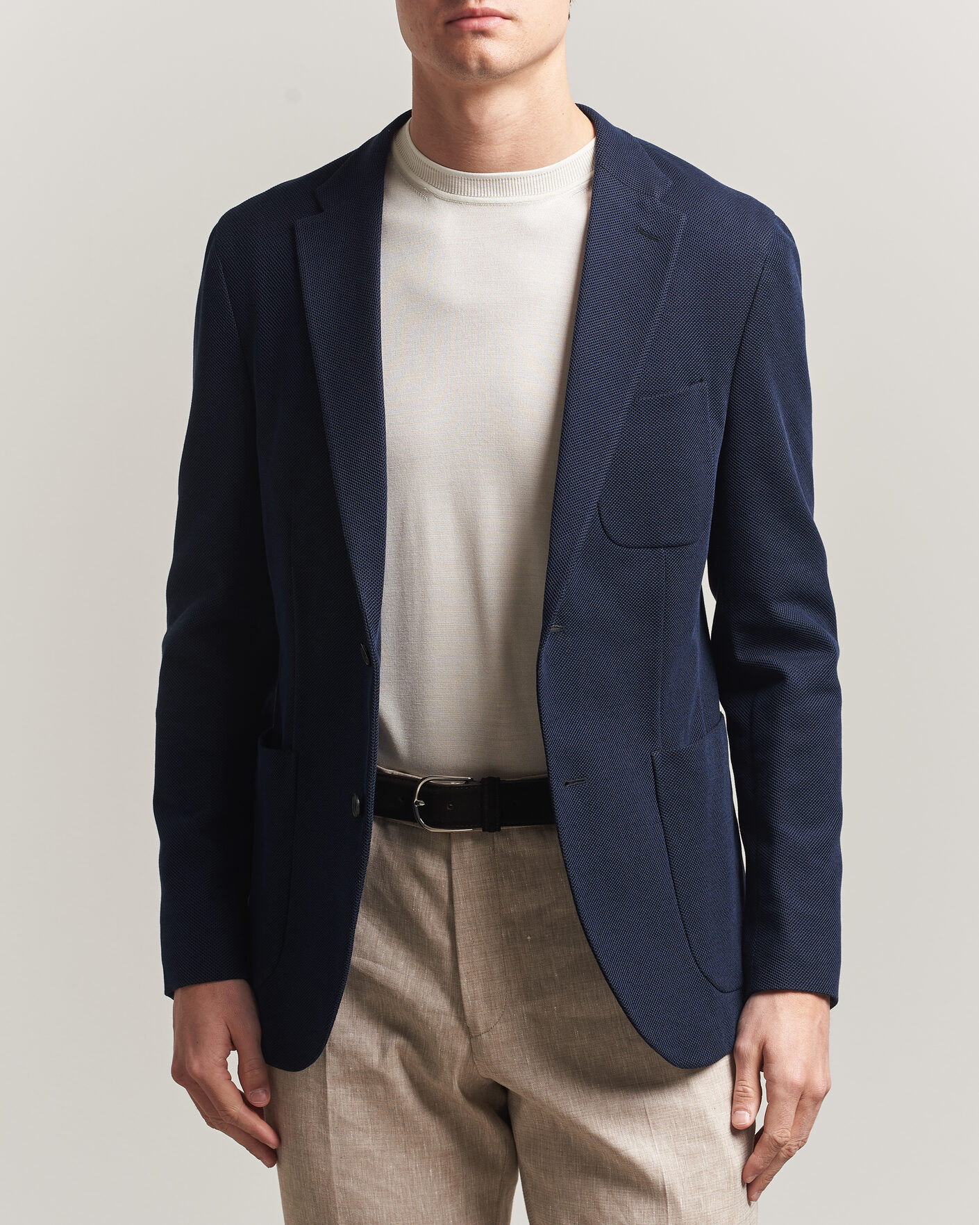 Herre | Blazere & jakker | Incotex | Unconstructed Jersey Blazer Navy