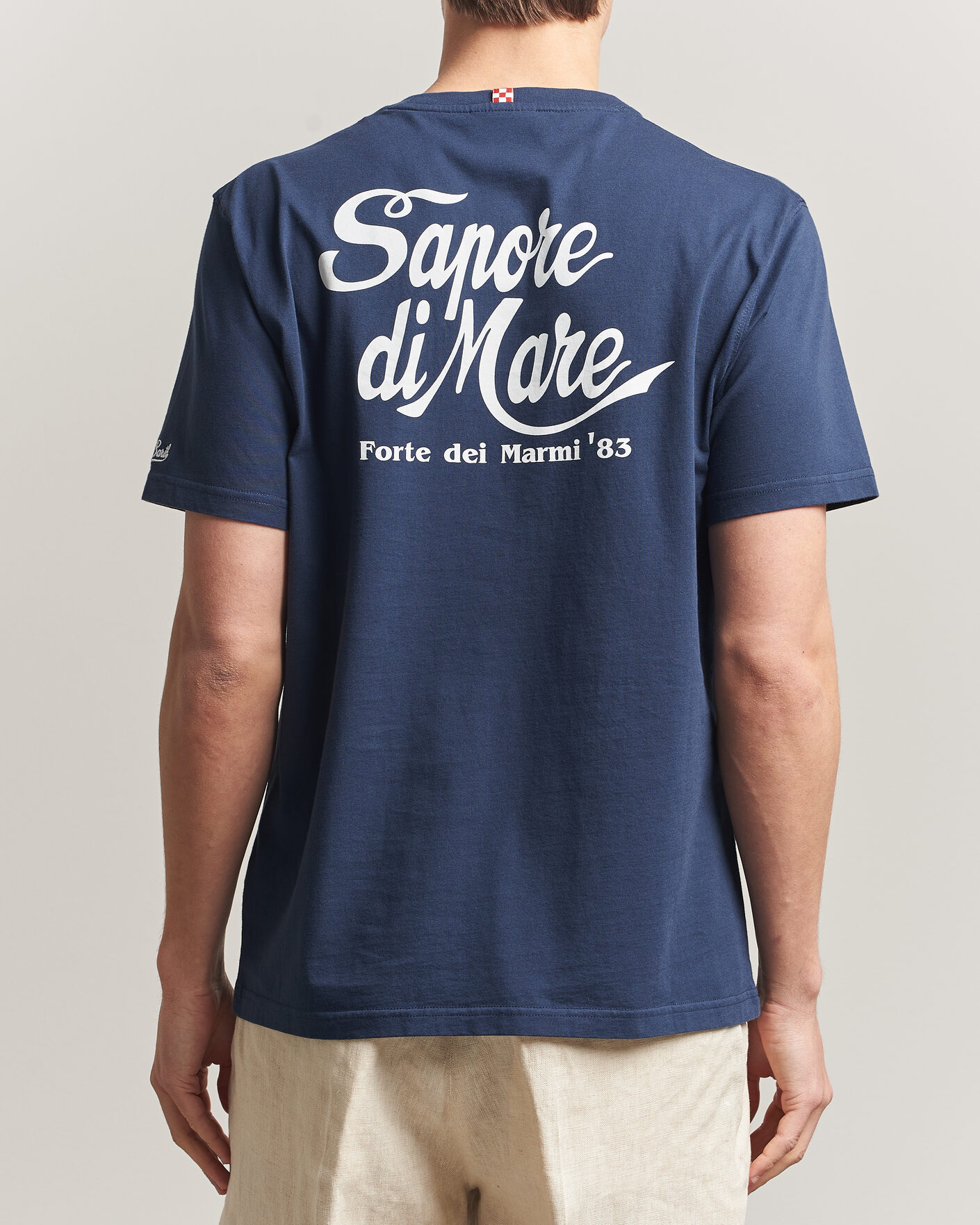 Herre | T-Shirts | MC2 Saint Barth | Printed Cotton T-Shirt Sapore Di Mare