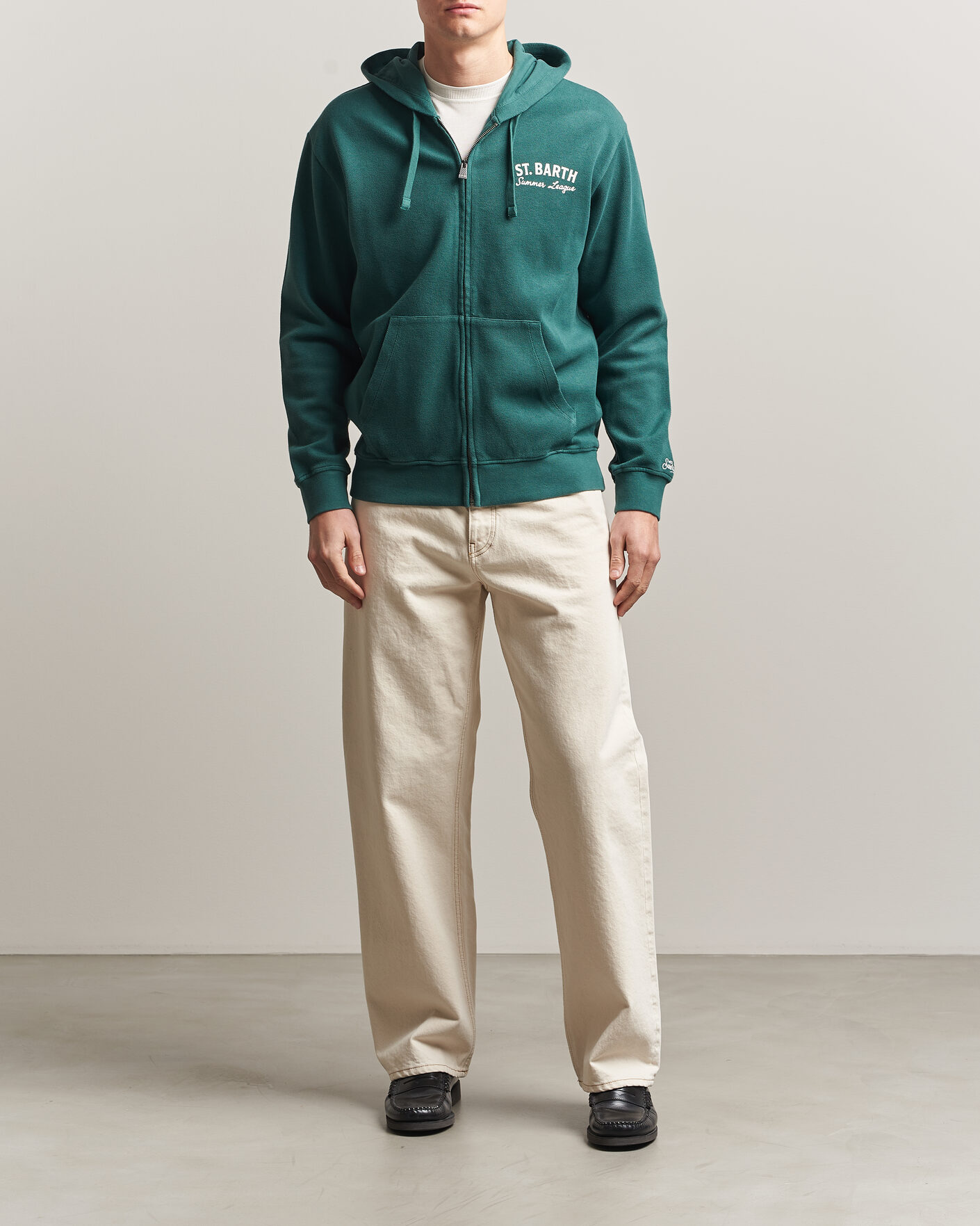 Herre | Trøjer | MC2 Saint Barth | Back Printed Hoodie Tennis League