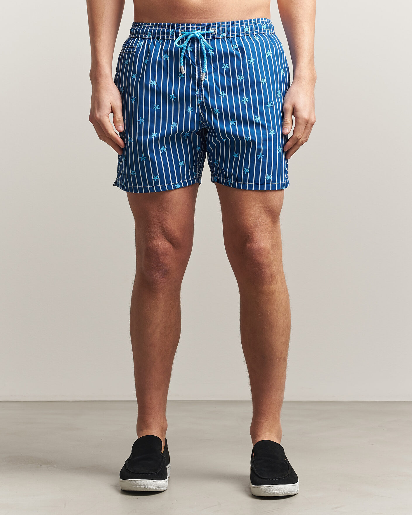 Herre | Badebukser | MC2 Saint Barth | Printed Swim Shorts Blue Starfish