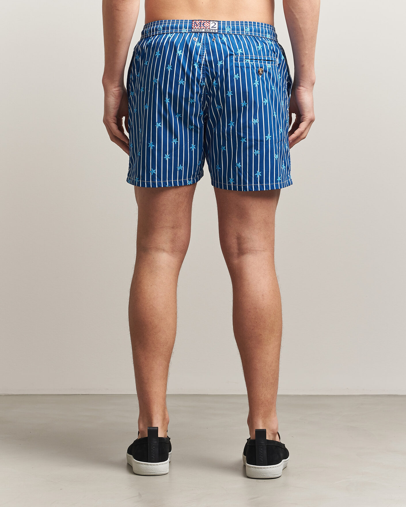Herre | Badebukser | MC2 Saint Barth | Printed Swim Shorts Blue Starfish