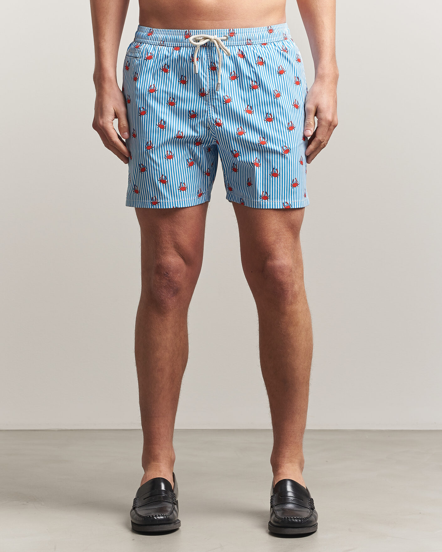 Herre | Badebukser | MC2 Saint Barth | Printed Swim Shorts Blue Crabs