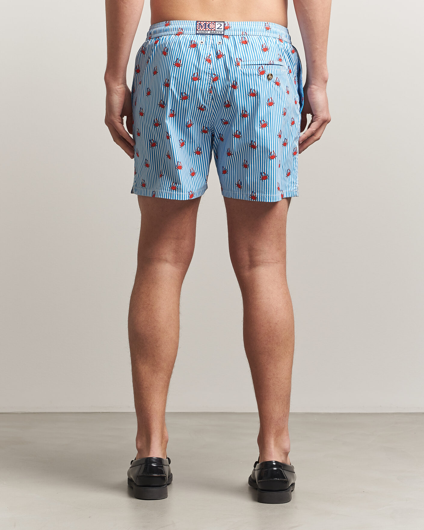 Herre | Badebukser | MC2 Saint Barth | Printed Swim Shorts Blue Crabs