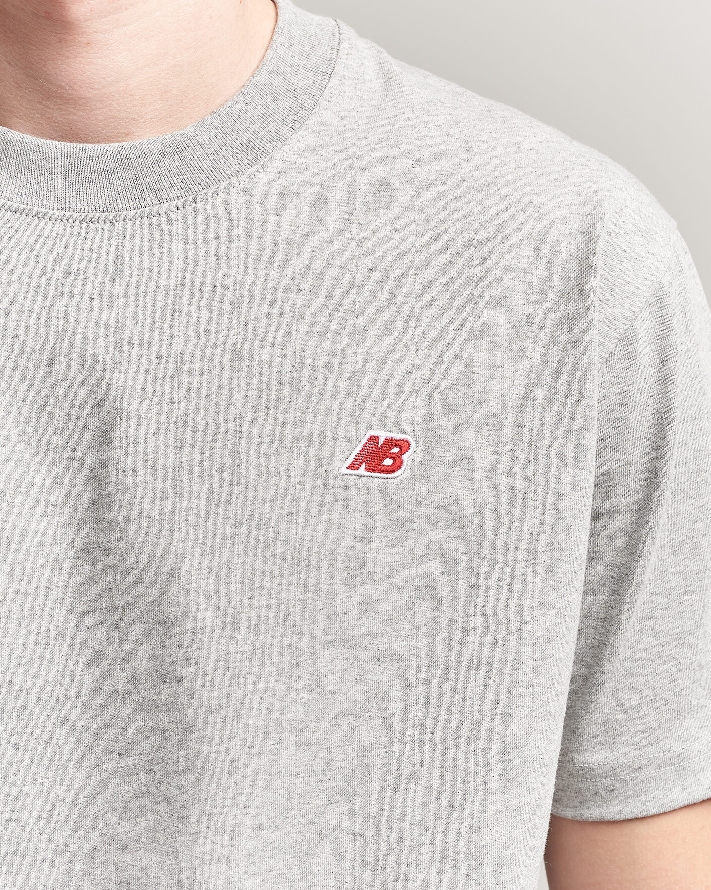 Herre | T-Shirts | New Balance | Made In USA Core T-Shirt Athletic Grey