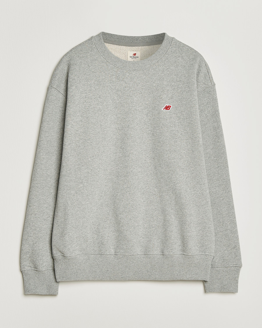 Herre | Trøjer | New Balance Made In US & UK | New Balance Made In USA Core Sweatshirt Athletic Grey