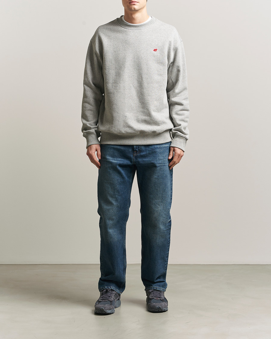 Herre | Trøjer | New Balance Made In US & UK | New Balance Made In USA Core Sweatshirt Athletic Grey