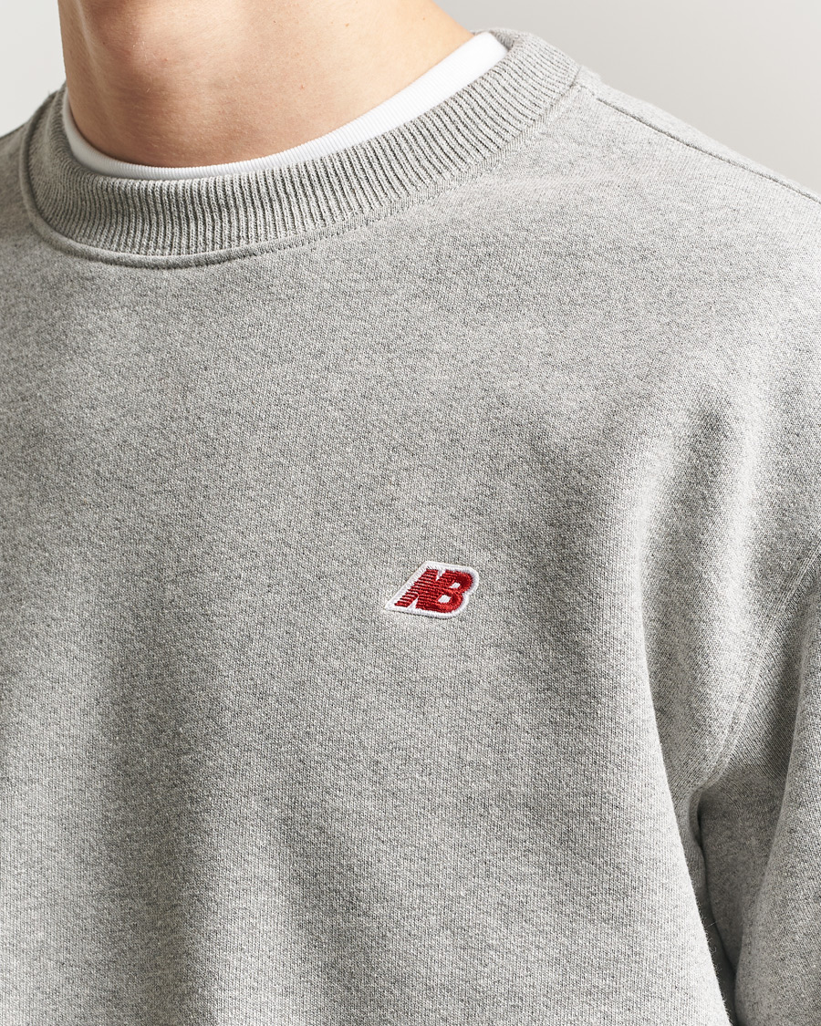 Herre | Trøjer | New Balance | Made In USA Core Sweatshirt Athletic Grey