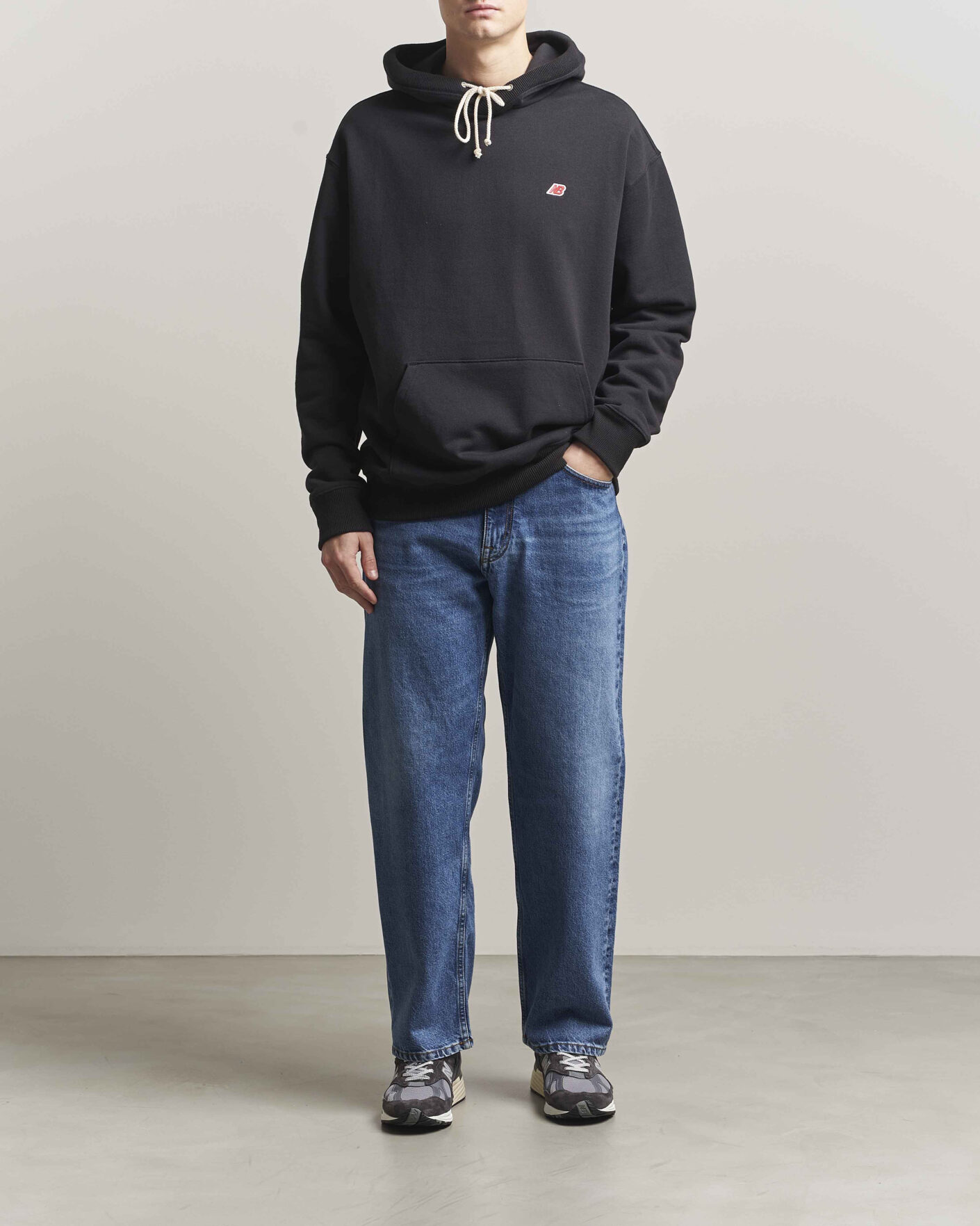 Herre | Trøjer | New Balance | Made In USA Core Hoodie Black