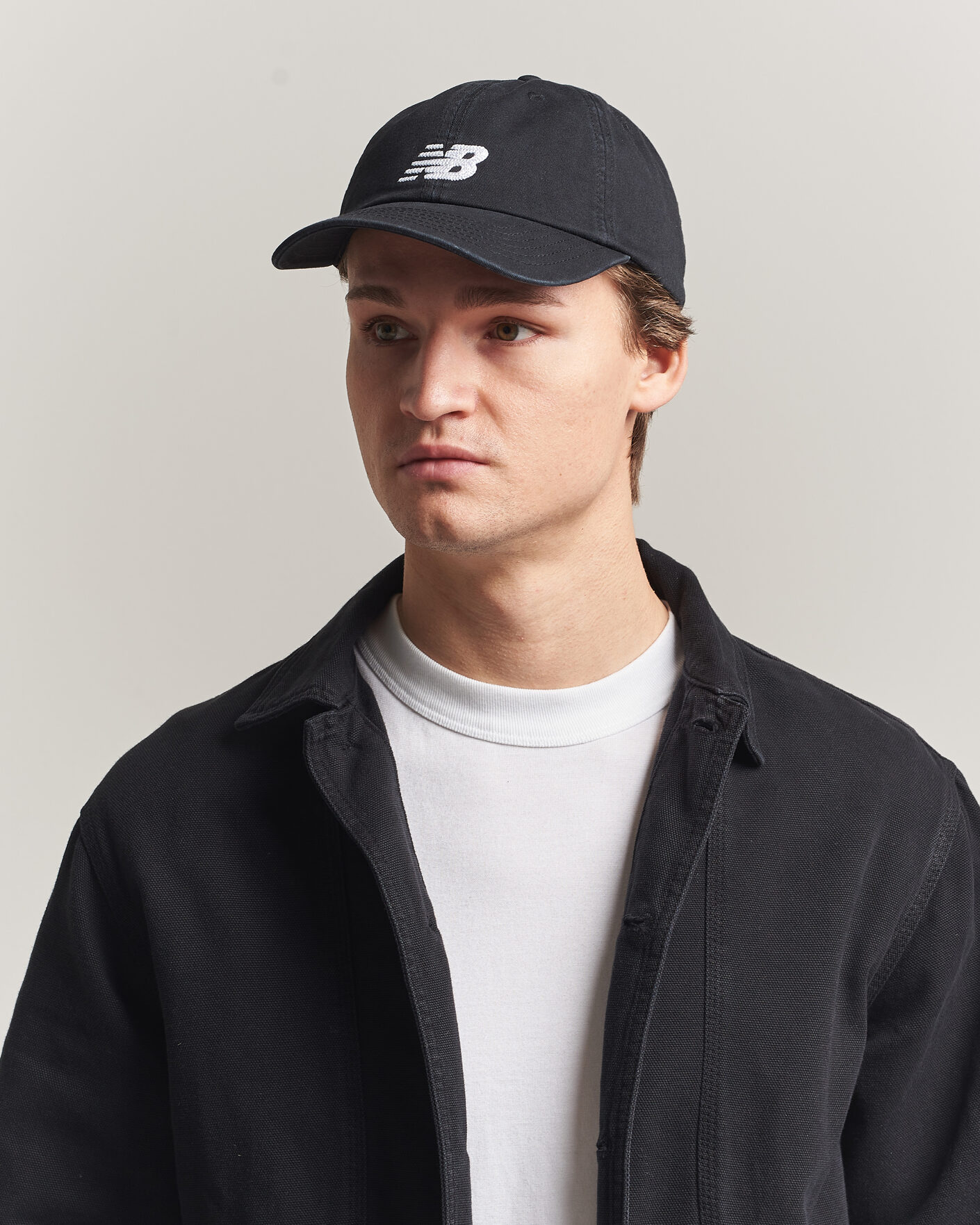 Herre | Hatte & kasketter | New Balance | 6 Panel Logo Cap Black