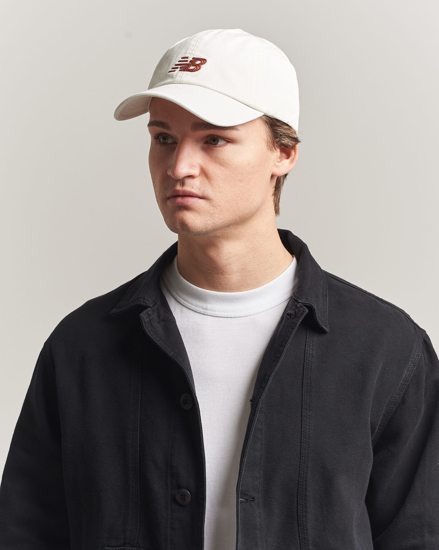 Herre | Hatte & kasketter | New Balance | 6 Panel Logo Cap Sea Salt