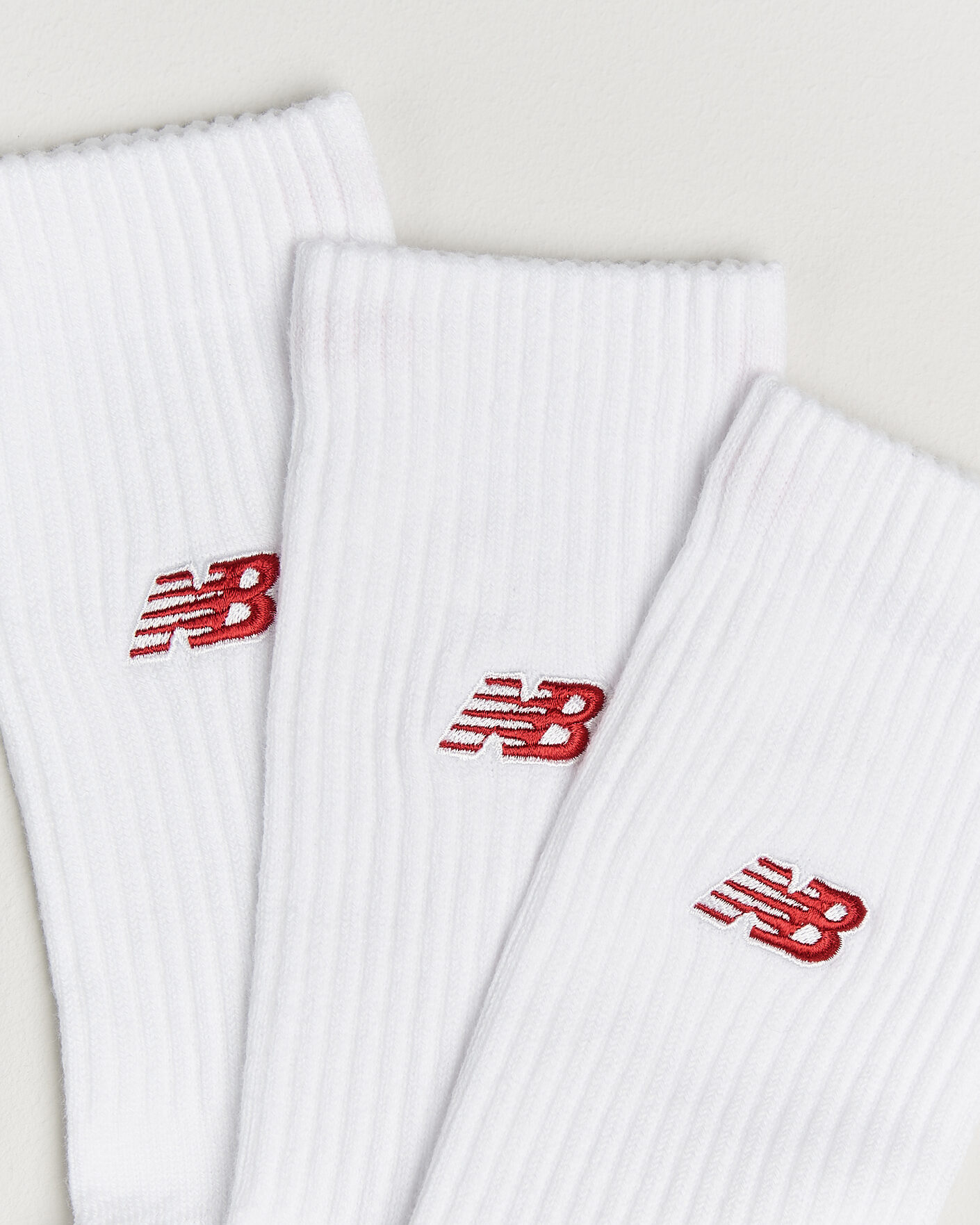 Herre | Undertøj | New Balance | 3-Pack Active Premium Crew Socks White